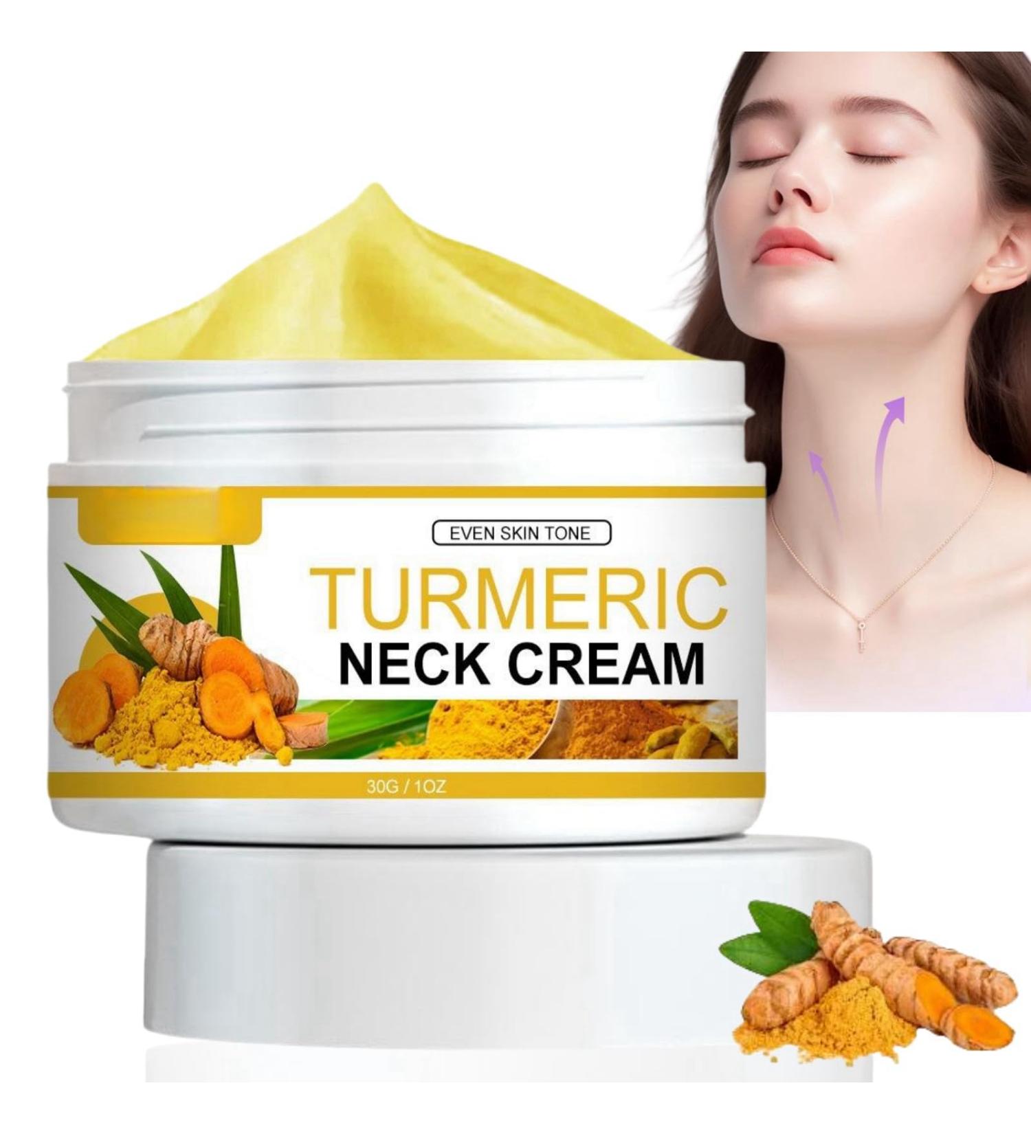 Turmeric Neck Firming Cream Neck Tightening Cream Face Firming Cream Natural Neck Cream Retinol Neck Cream for Sagging and Tightening Natural Turmeric Anti Aging Cream Reduces Fine Lines Cream - Buy Online on GoSupps.com