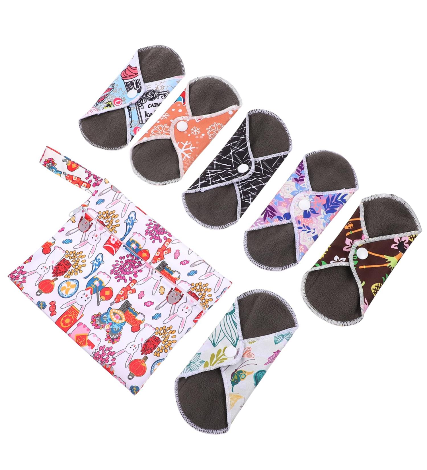 Washable Menstrual Pads Set with Leakproof Panties - Light Girl | Reusable Cloth Pads - Buy Online on GoSupps.com