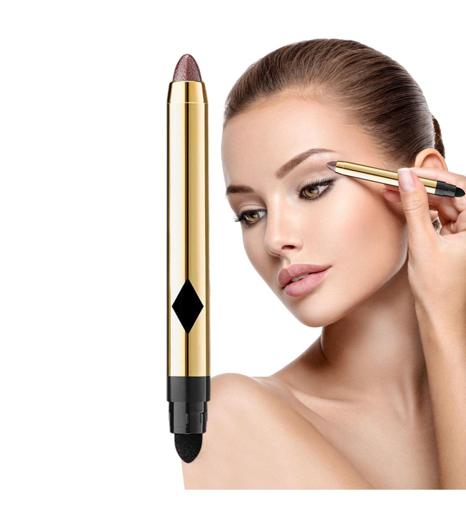 Eyeshadow Pencil - Double-Ended Pearlescent Eye Shadow Pencil Crayon - Crayon Brightener Highlighter Makeup Stick Kit Waterproof Shimmer Eyeliner Makeup Frifer 07# - Buy Online on GoSupps.com