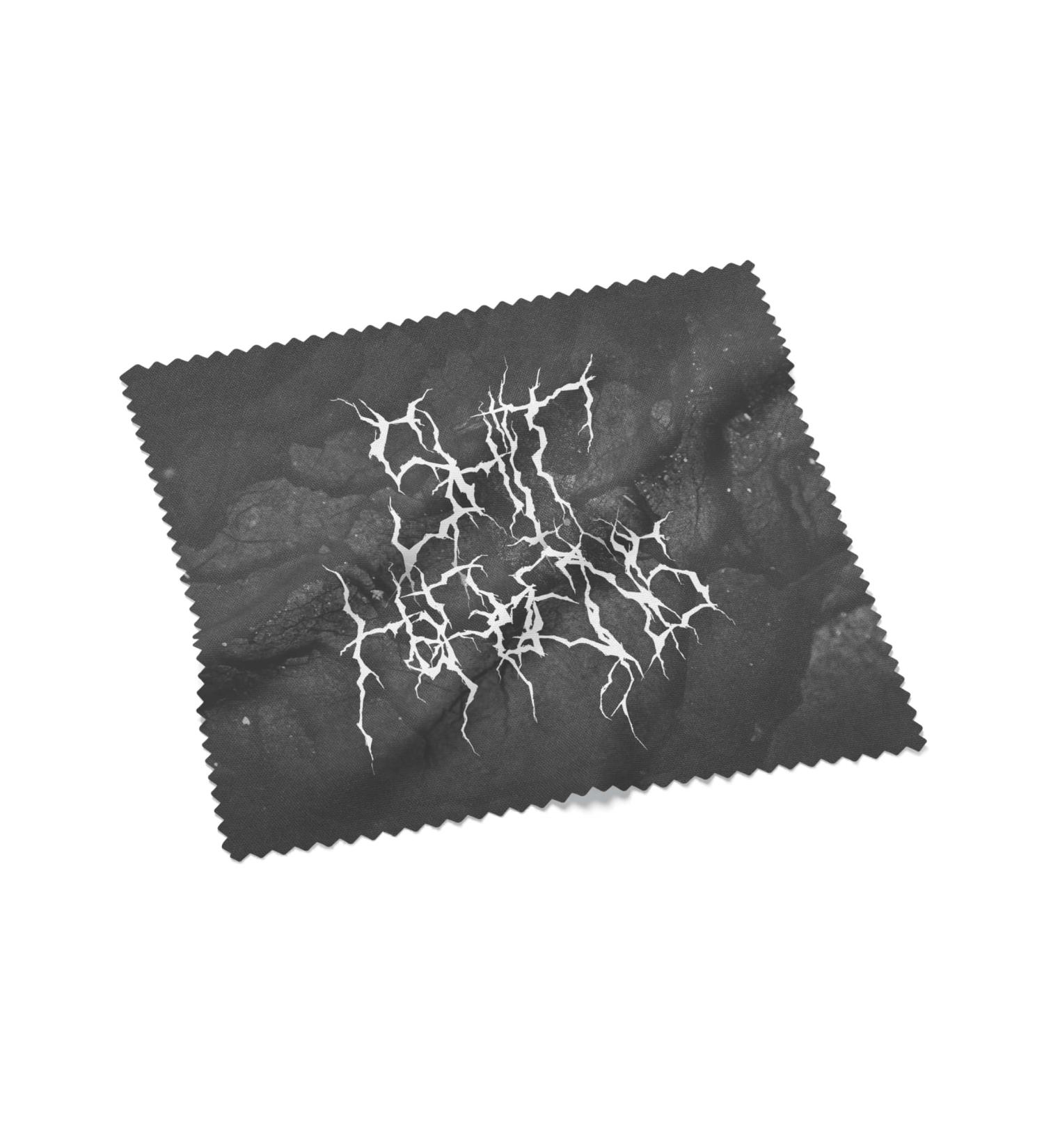Urban Backwoods Shit Happens Blackmetal Typo Microfiber Cloth Glasses Cleaning Cloth