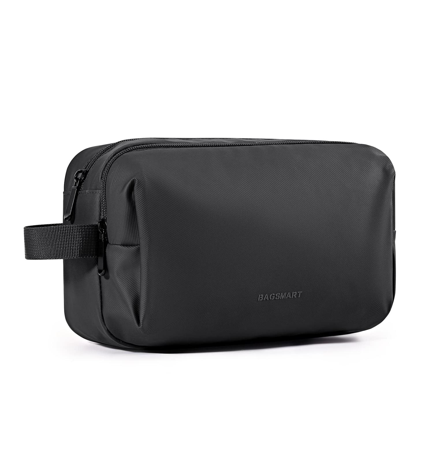 Bagsmart Toiletry Bag for Men Men's Wash Bag Water-Resistant Travel Toiletry Bag for Toiletries Accessories Black 1-black Basic - Buy Online on GoSupps.com