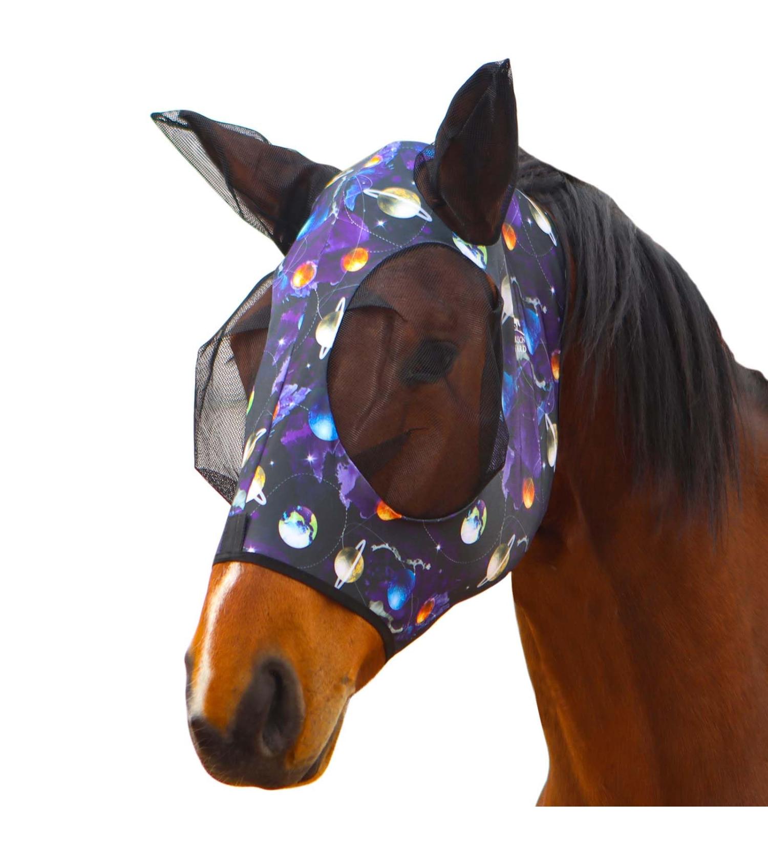 Harrison Howard Stretchy Horse Mask | UV Protection Comfortable & Breathable | Size M COB (Medium) - Buy Online on GoSupps.com
