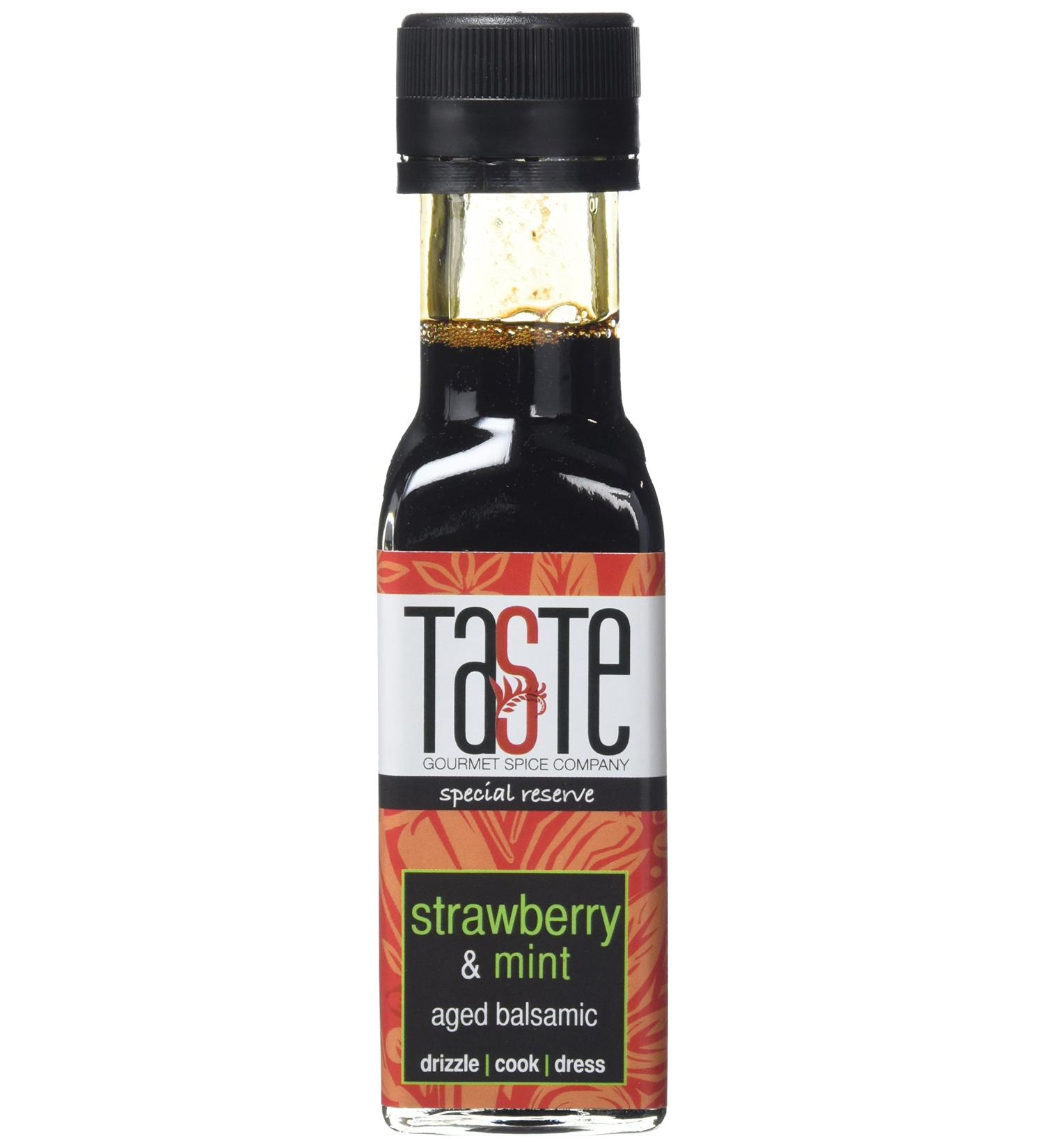 Gourmet Spice Co. Strawberry Mint Aged Balsamic Vinegar 100ml - Pack of 1 - Buy Online on GoSupps.com