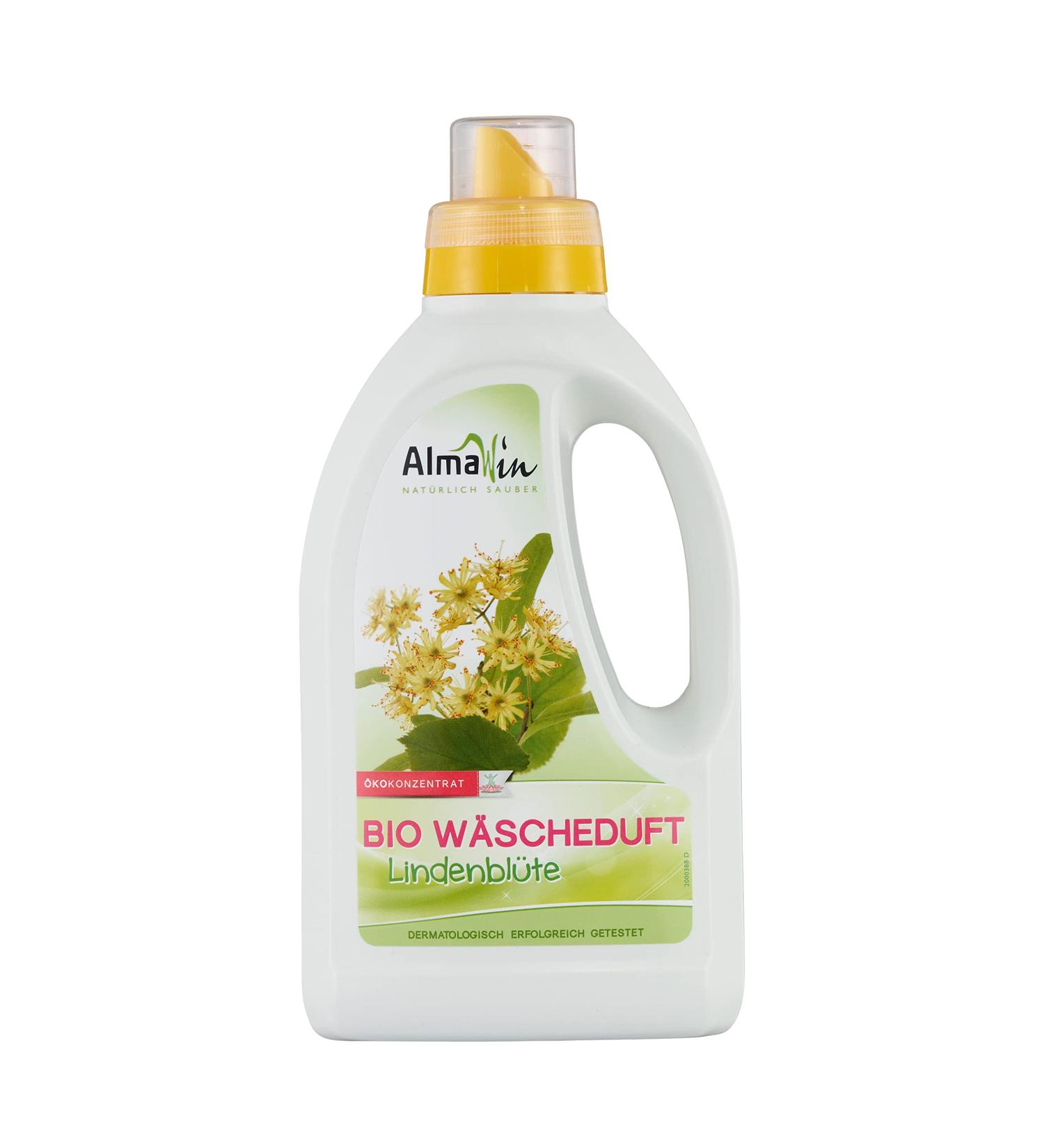 AlmaWin Organic Laundry Fragrance - Linden Blossom 750ml | Vegan | 25 Wash Loads | Floral Scent - Buy Online on GoSupps.com