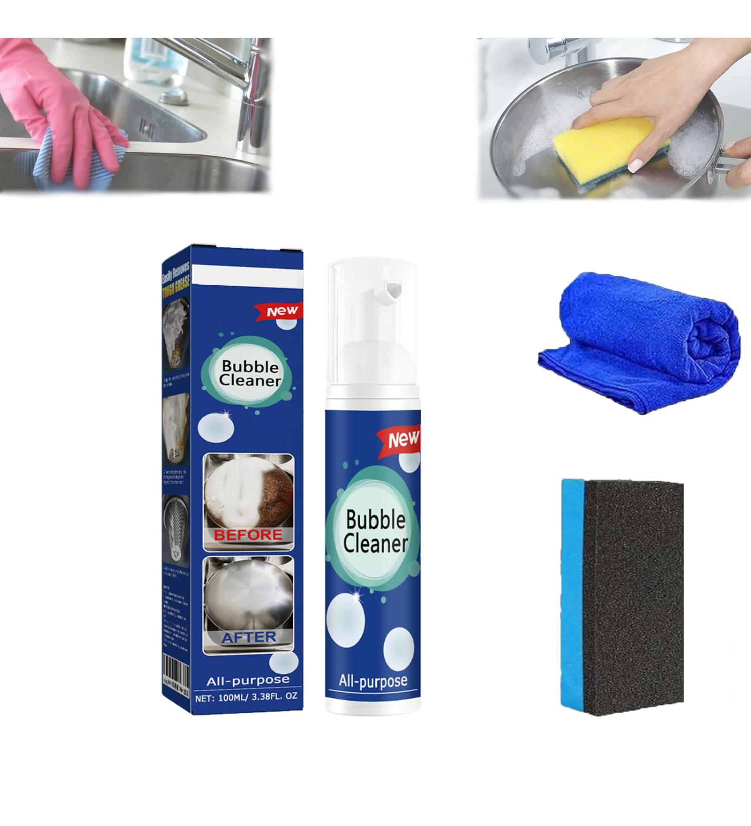 Acssart Foam Cleaner Acssart Cleaner acssart foam cleaner bathroom Kitchen Heavy Oil Stain Foaming Cleaner Bubble Cleaner Foam Spray Bathroom All Purpose Rinse Free Cleaner Spray (1 100ML) - Buy Online on GoSupps.com