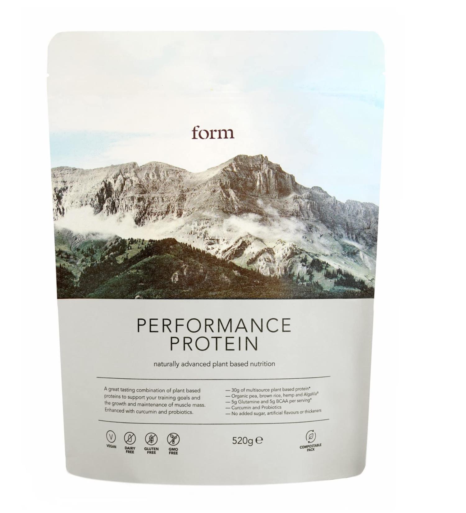 Form Performance Protein - Vegan Chocolate Peanut Protein Powder - 30g Plant Based Protein, BCAAs & Enzymes - Post Workout Recovery - 520g Pack - Buy Online on GoSupps.com