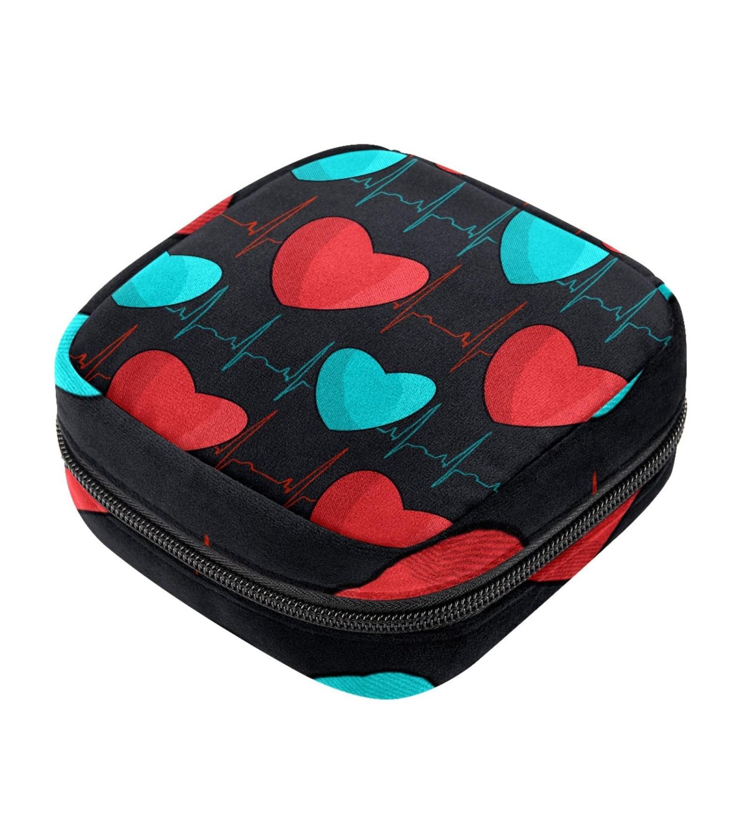 Guantierendiy ECG Sanitary Napkin Storage Bag | Large Capacity Menstrual Cup Pouch | Portable Menstrual Pad Organizer - Color 5 - Buy Online on GoSupps.com