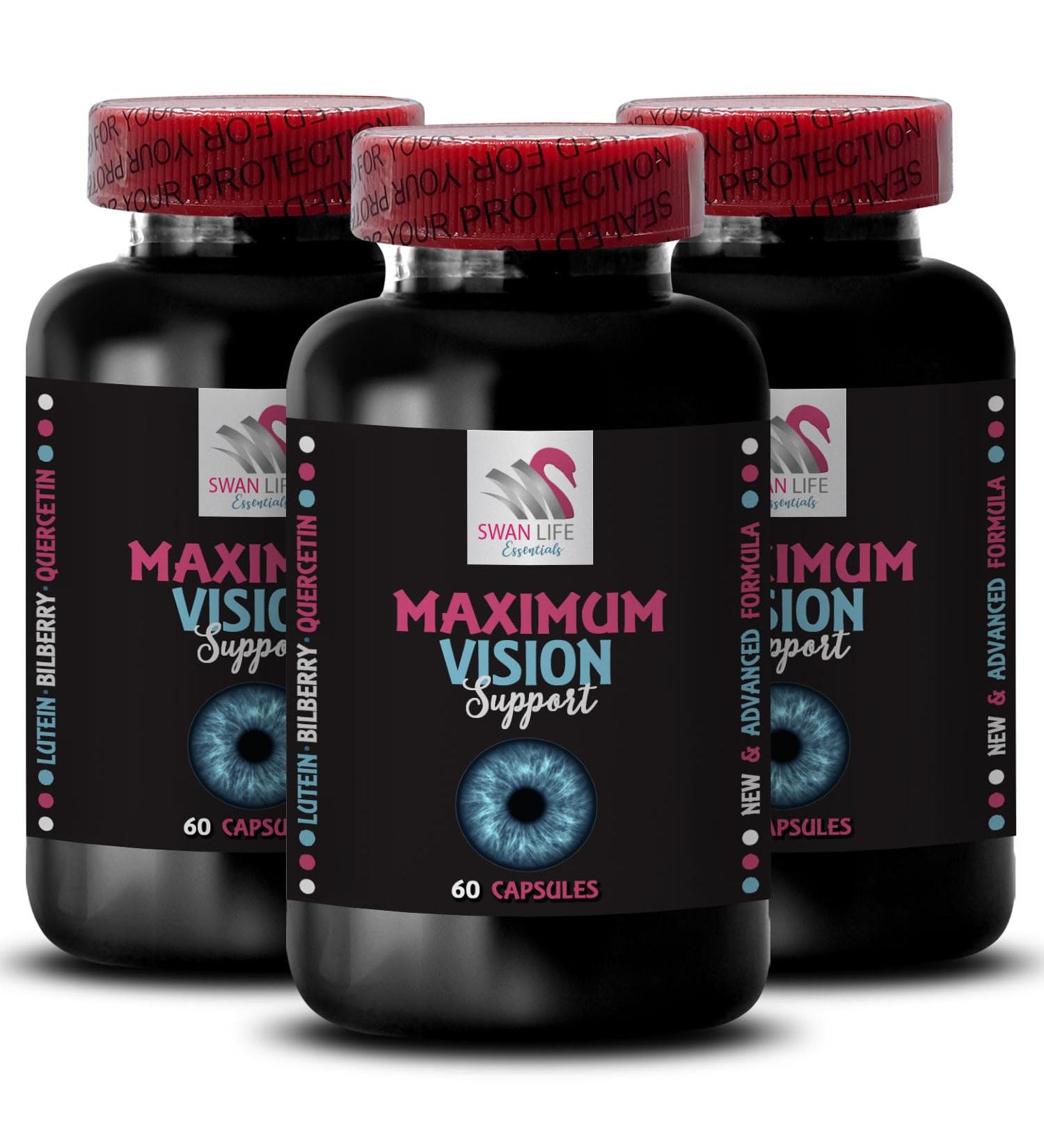 Clear Lens - Eye Vision Supplement - Vivid Vision Bright Scenes Better Sight Focus Improvement Pure Perception Image Clarity Clarity Boost Pure View Clearer Details 3 Bottle 180 Capsules - Buy Online on GoSupps.com