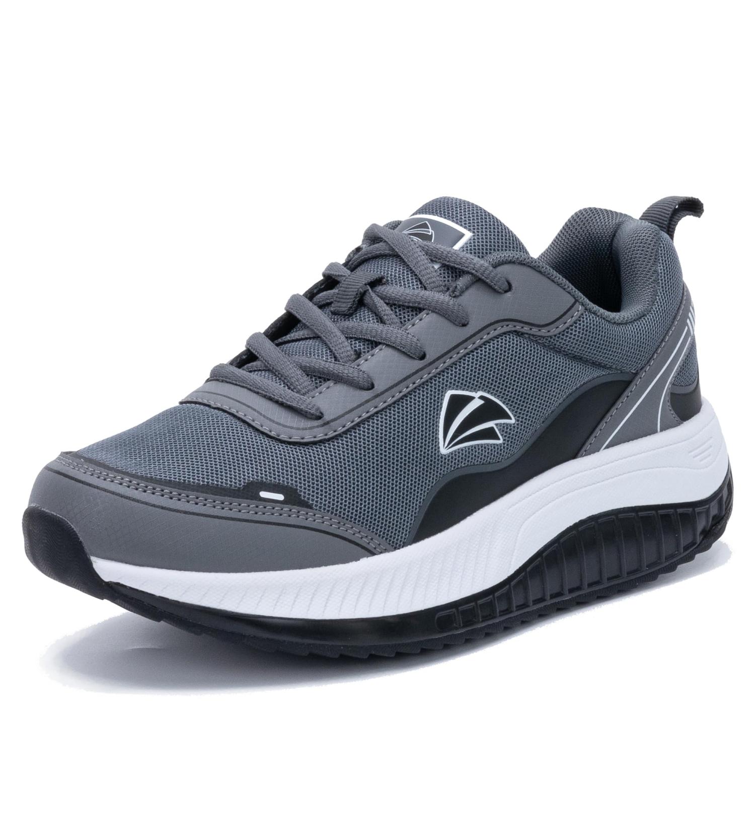 AOV Women's Walking Orthotic Shoes - Lightweight Breathable Sneakers with Arch Support for Running & Gym Workouts - Size 10 Black/Gray - Buy Online on GoSupps.com
