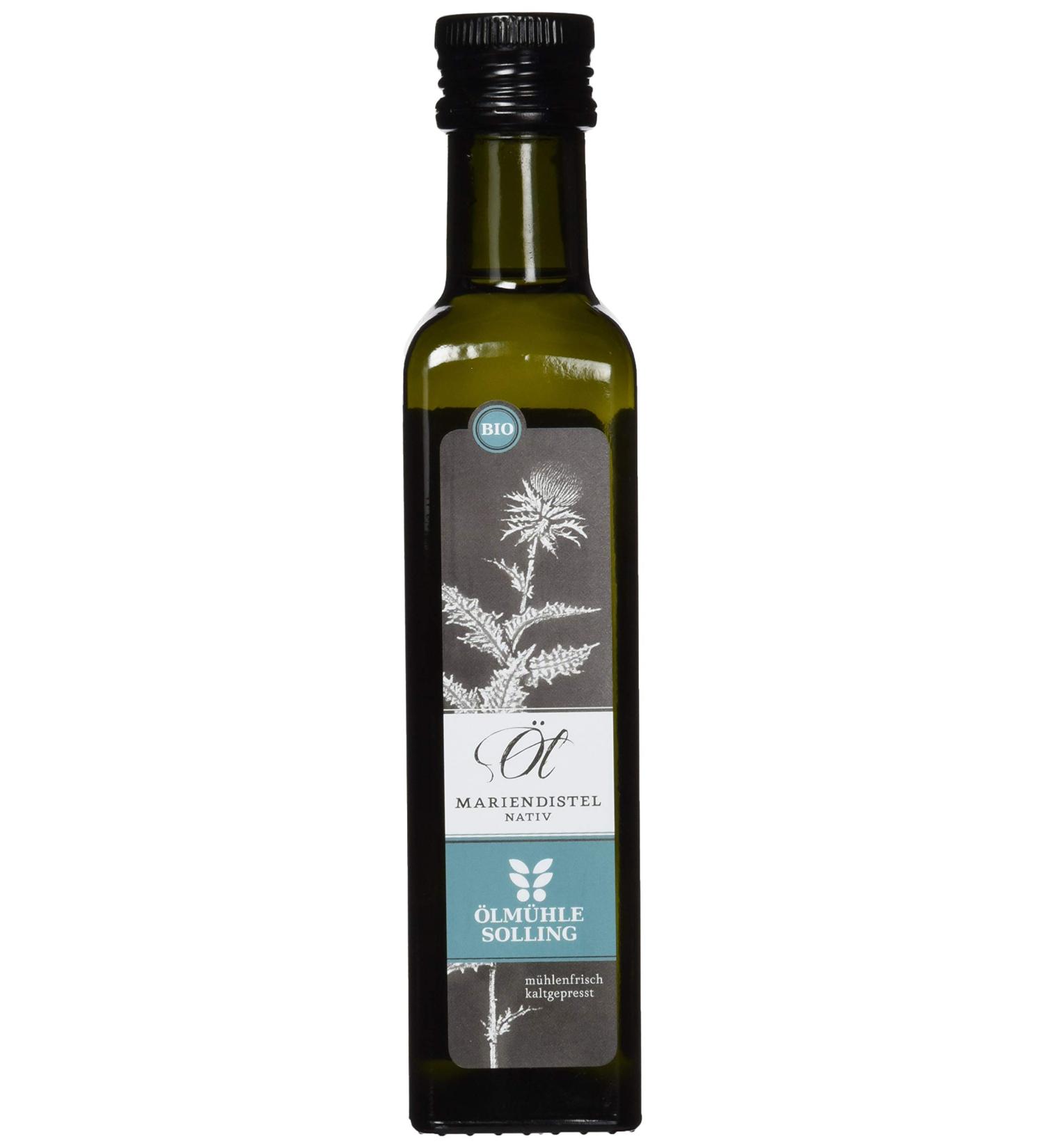 lm hle Solling Organic Milk Thistle Oil - Cold Pressed Virgin - 250 ml - Naturland Certified - International Shipping Available - Buy Online on GoSupps.com