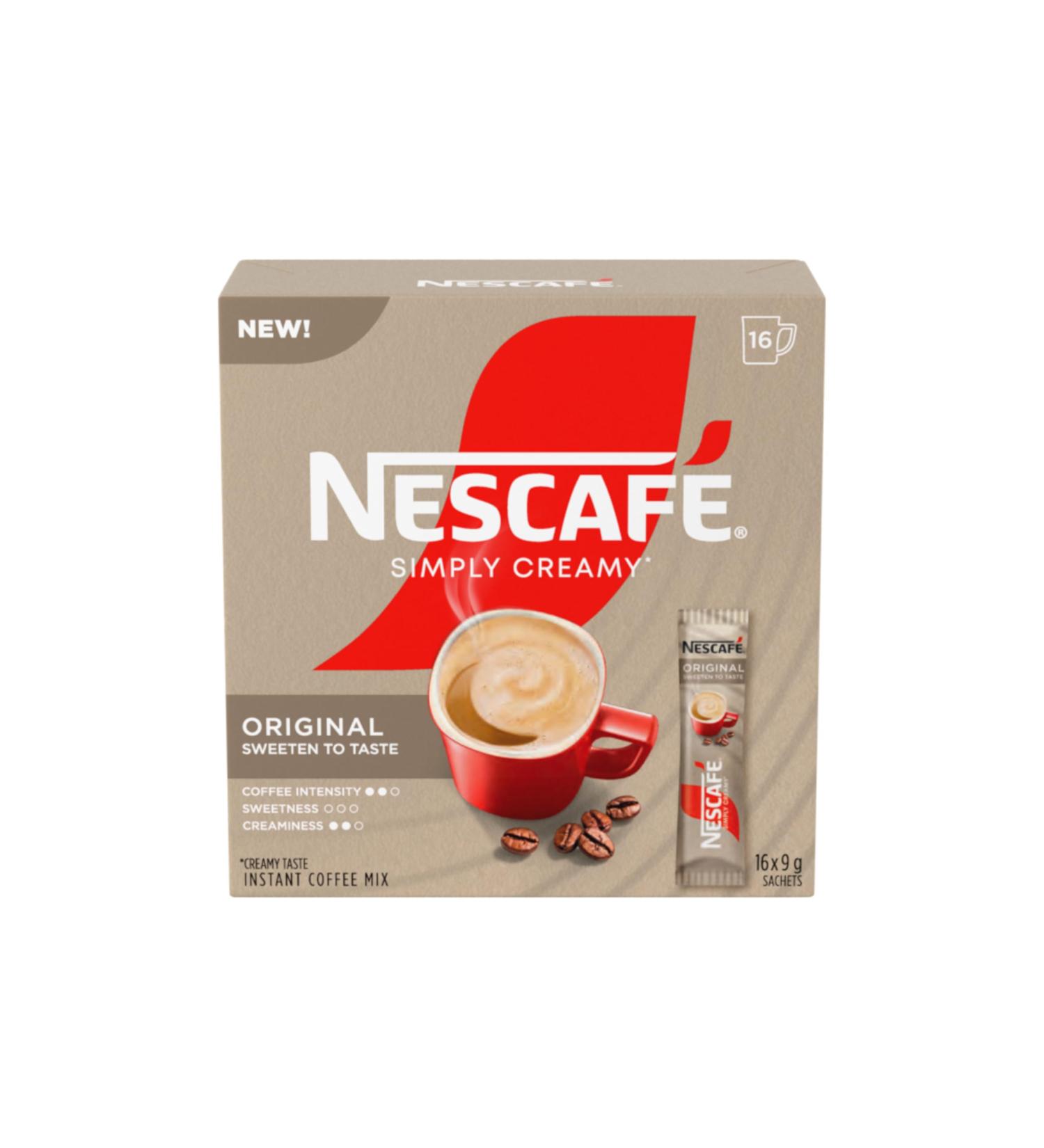 NESCAFE Simply Creamy Instant Coffee Single-serve Sachets Contains Instant Coffee & Coffee Creamer 100% Responsibly Sourced Coffee 6 Boxes 0.9 kg - Buy Online on GoSupps.com