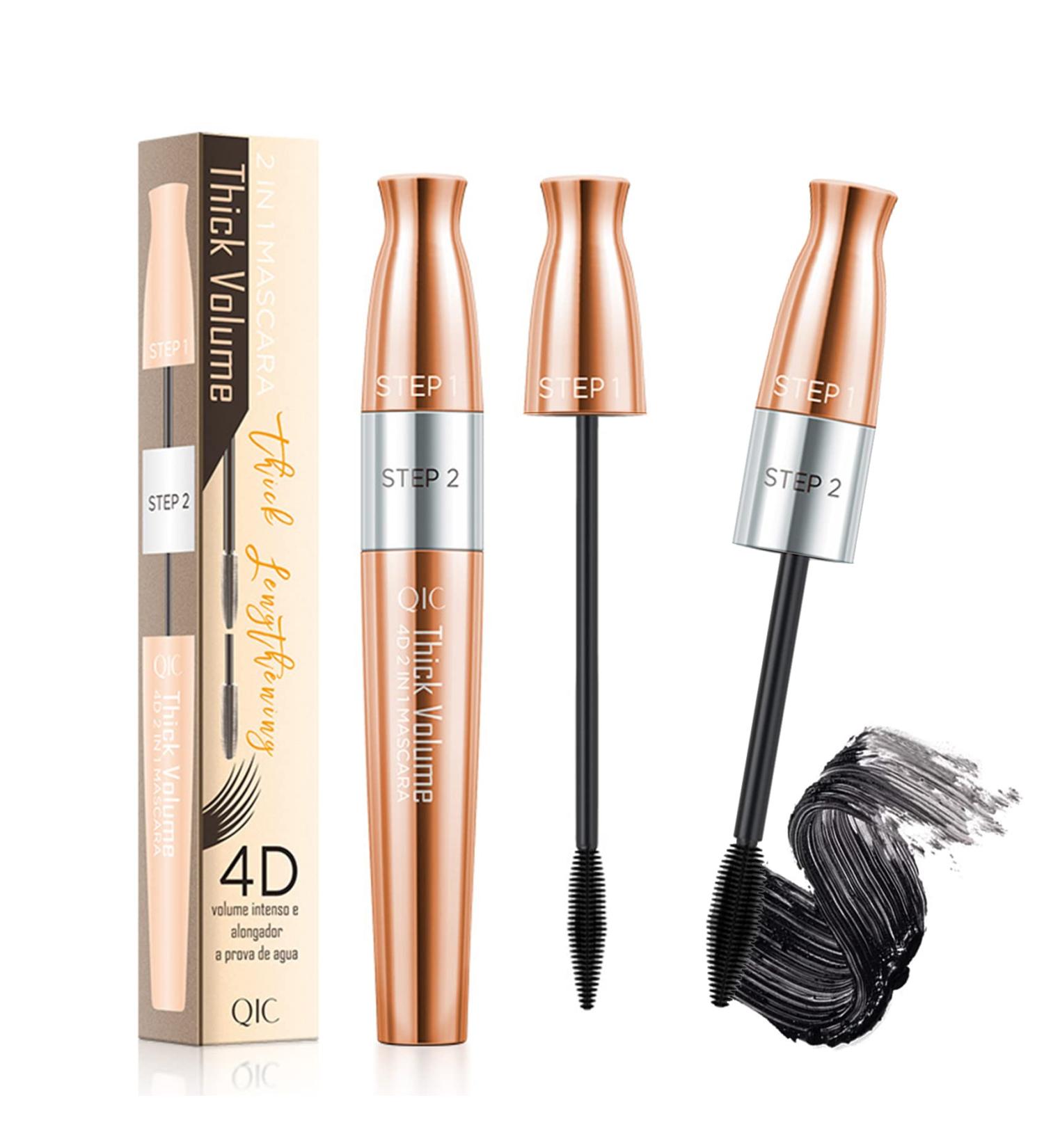 4D Silk Fiber Waterproof Mascara for Thick Volume and Natural Lengthening - No Clumping, Superstrong Makeup - Buy Online on GoSupps.com