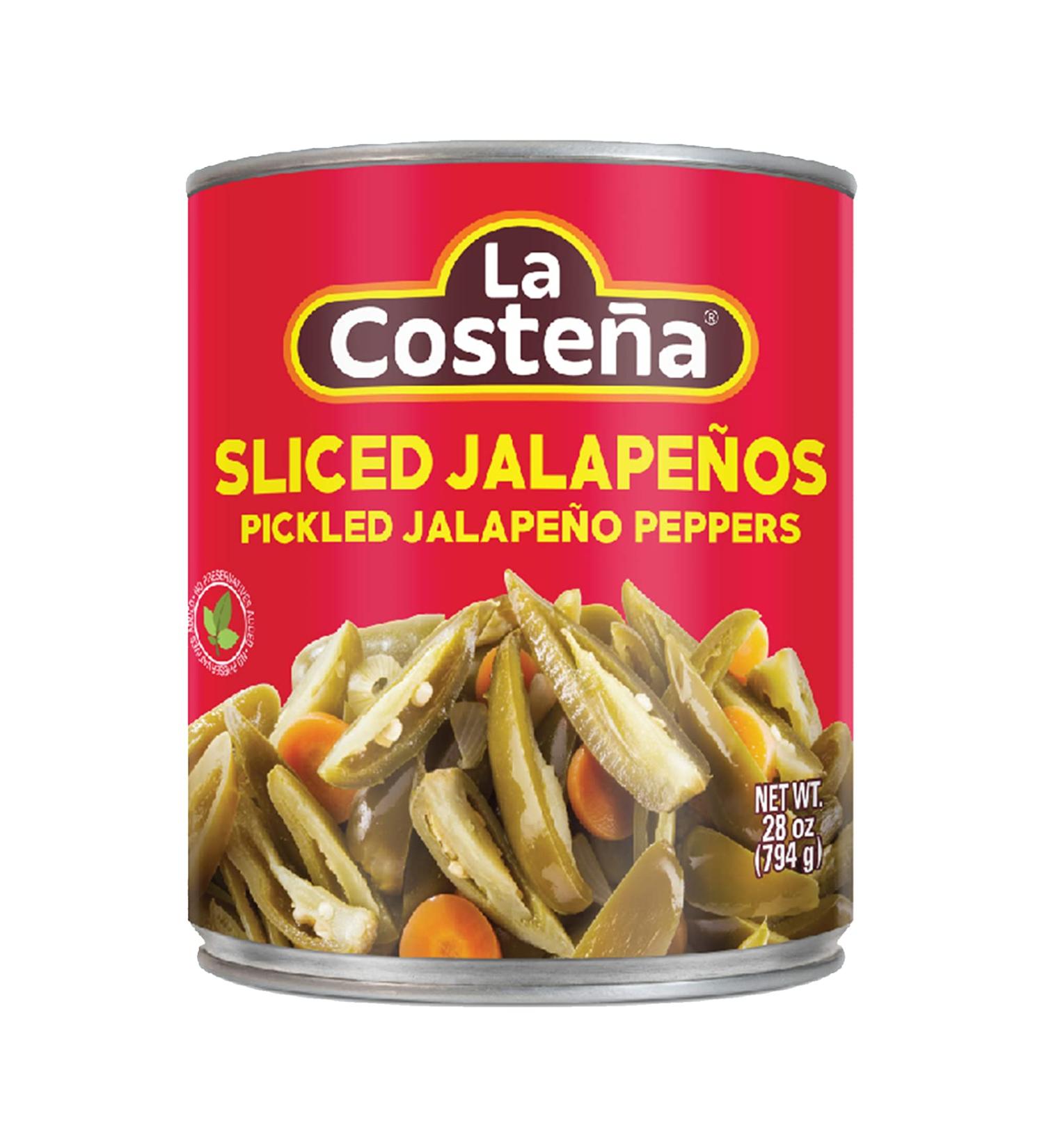 La Costena Sliced Jalapeno Peppers - 28 oz - Buy Online on GoSupps.com