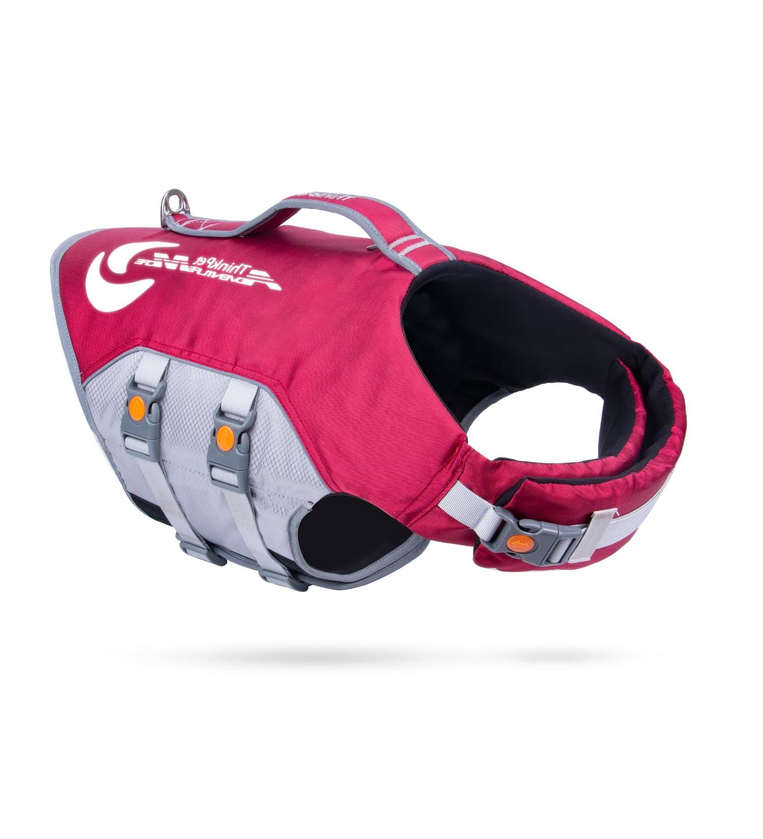 ThinkPet XL Dog Life Jacket - Adjustable Reflective Buoyancy Vest for Safe Water Adventures - Buy Online on GoSupps.com