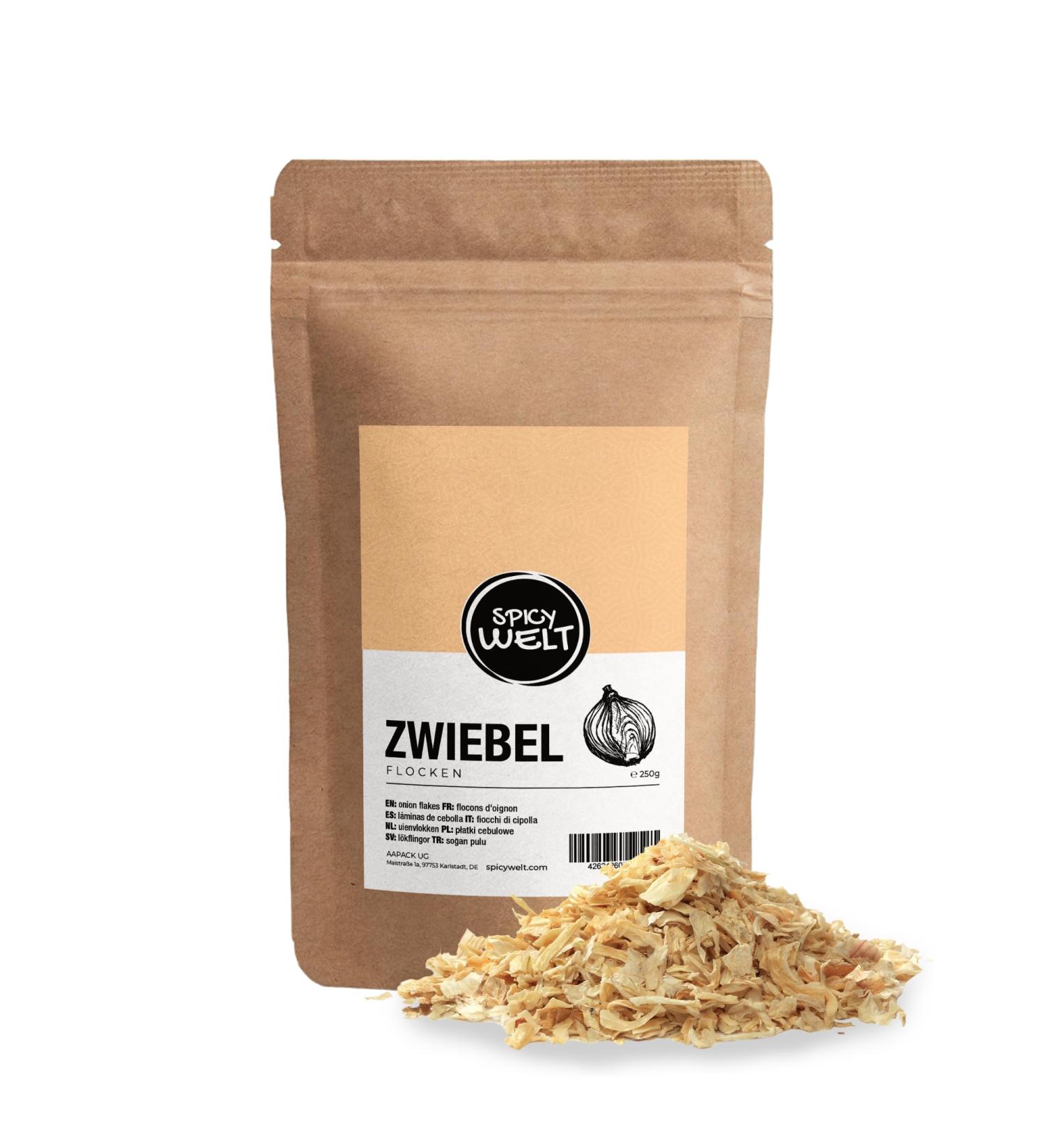 AAPACK UG Spicy Welt Onion Flakes 250g Dried Onion for Soups Stew & Bread Dough Rich Onion Flavor Light Texture & Easy Use 100 Natural Without Additives - Buy Online on GoSupps.com