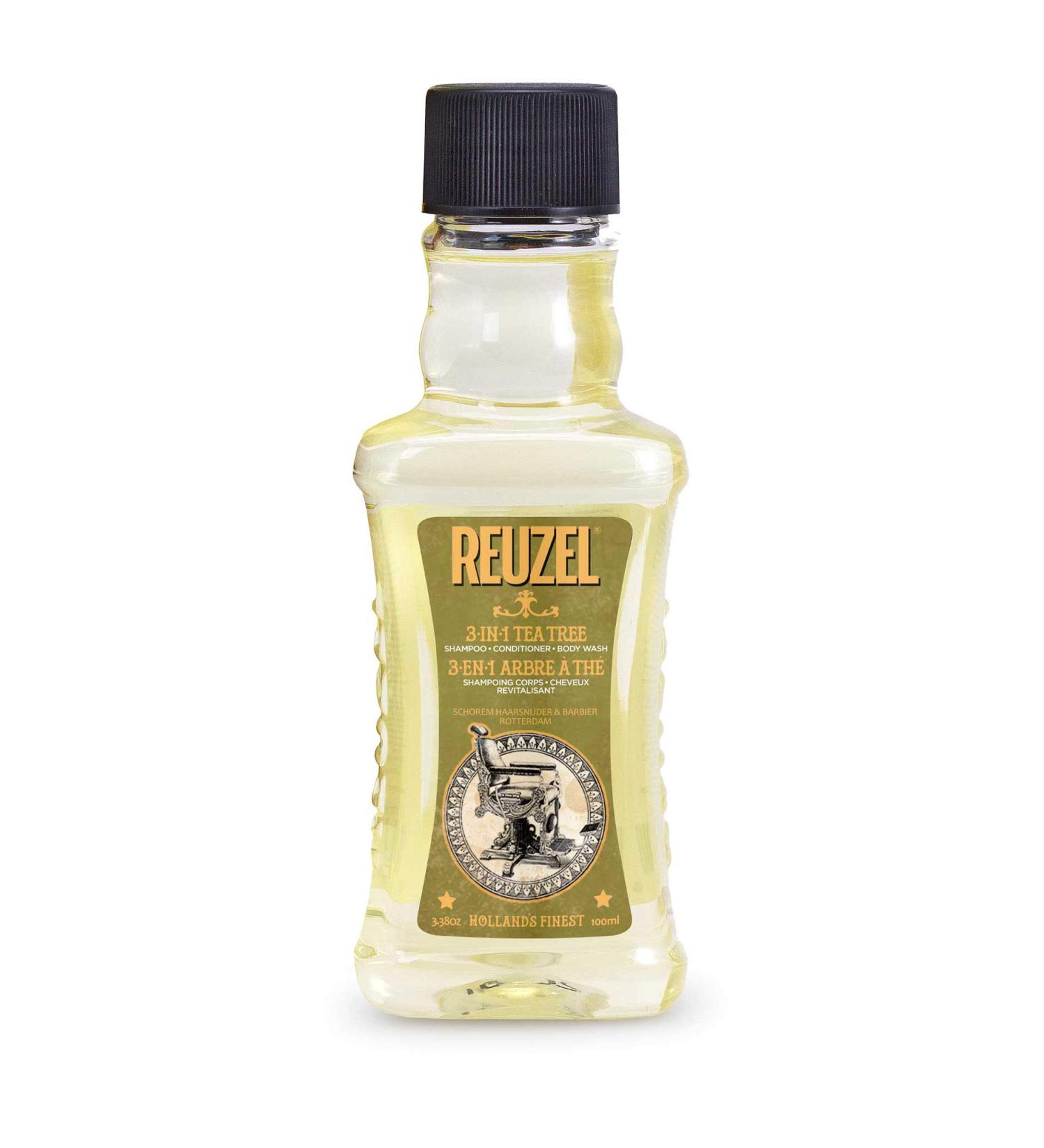 Reuzel 3-In-1 Tea Tree Shampoo & Body Wash - 100ml Cranberry | International Shipping Available - Buy Online on GoSupps.com