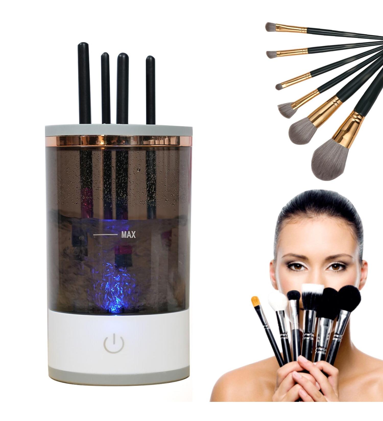 Layhou Electric Makeup Brush Cleaner Automatic Makeup Brush Cleaner for Beauty Makeup Brush Sets Quick Cleaning and Drying - Buy Online on GoSupps.com