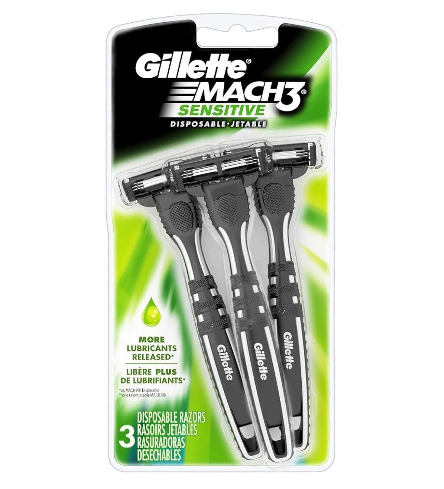 Mach3 Disposables 3ct Sensitive
