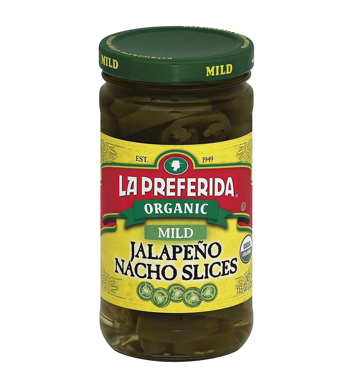 La Preferida Organic Jalapeno Nacho Slices Mild 11.5 oz (Pack of 6) - Buy Online on GoSupps.com