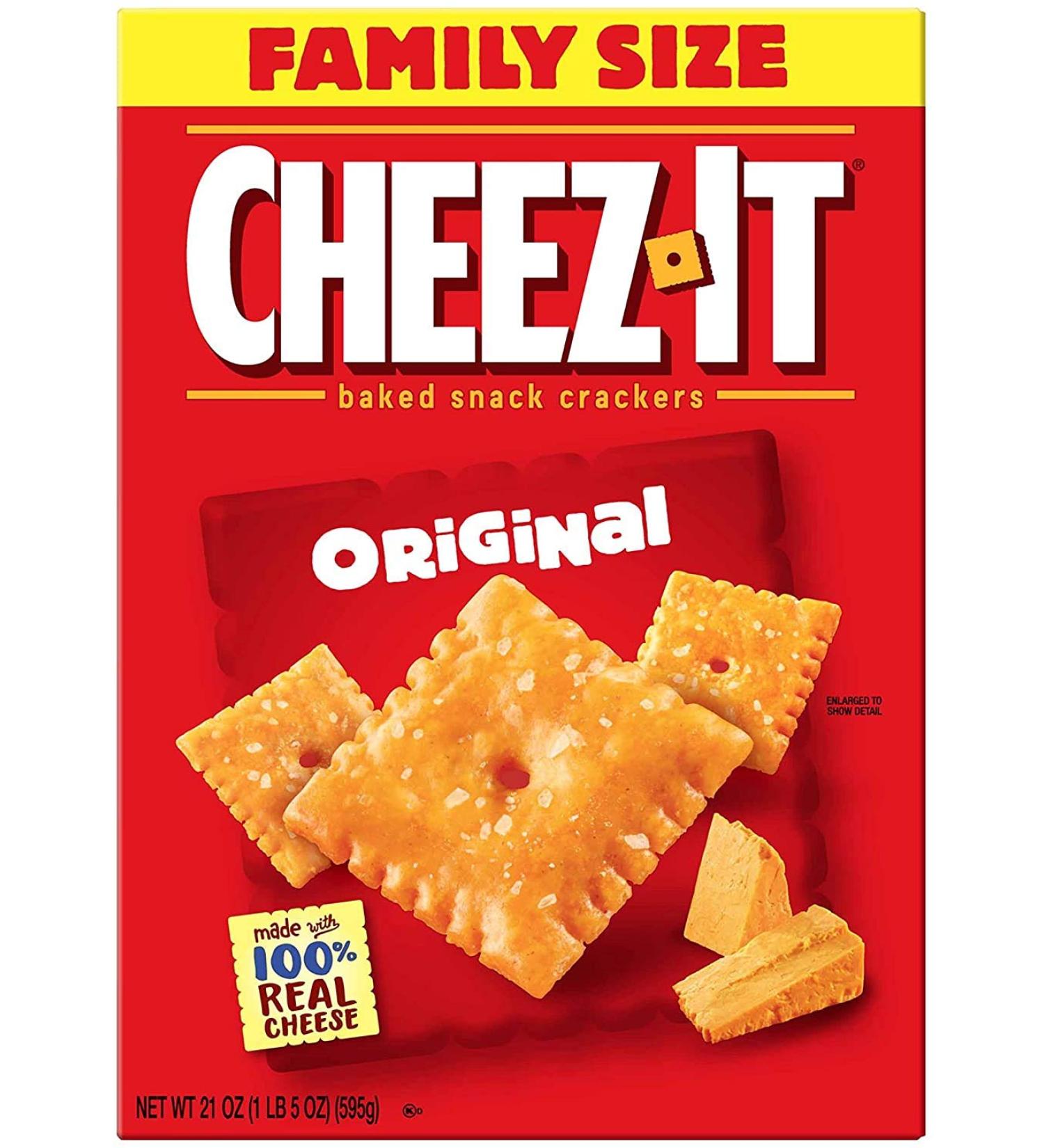 A Taste Of America Cheez - It Original Baked Crackers - Format familial - 595 g