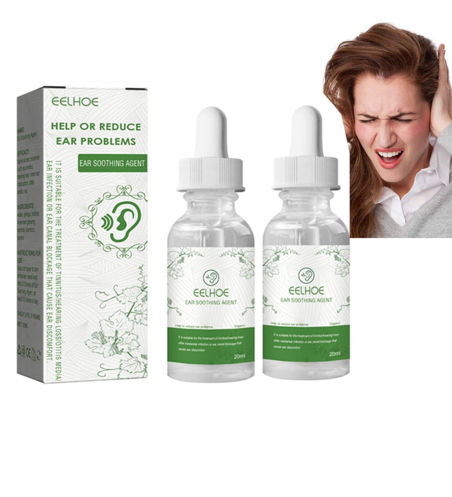 Organic Herbal Drops for Tinnitus Relief - Natural Eardrops (2PCS) - Buy Online on GoSupps.com