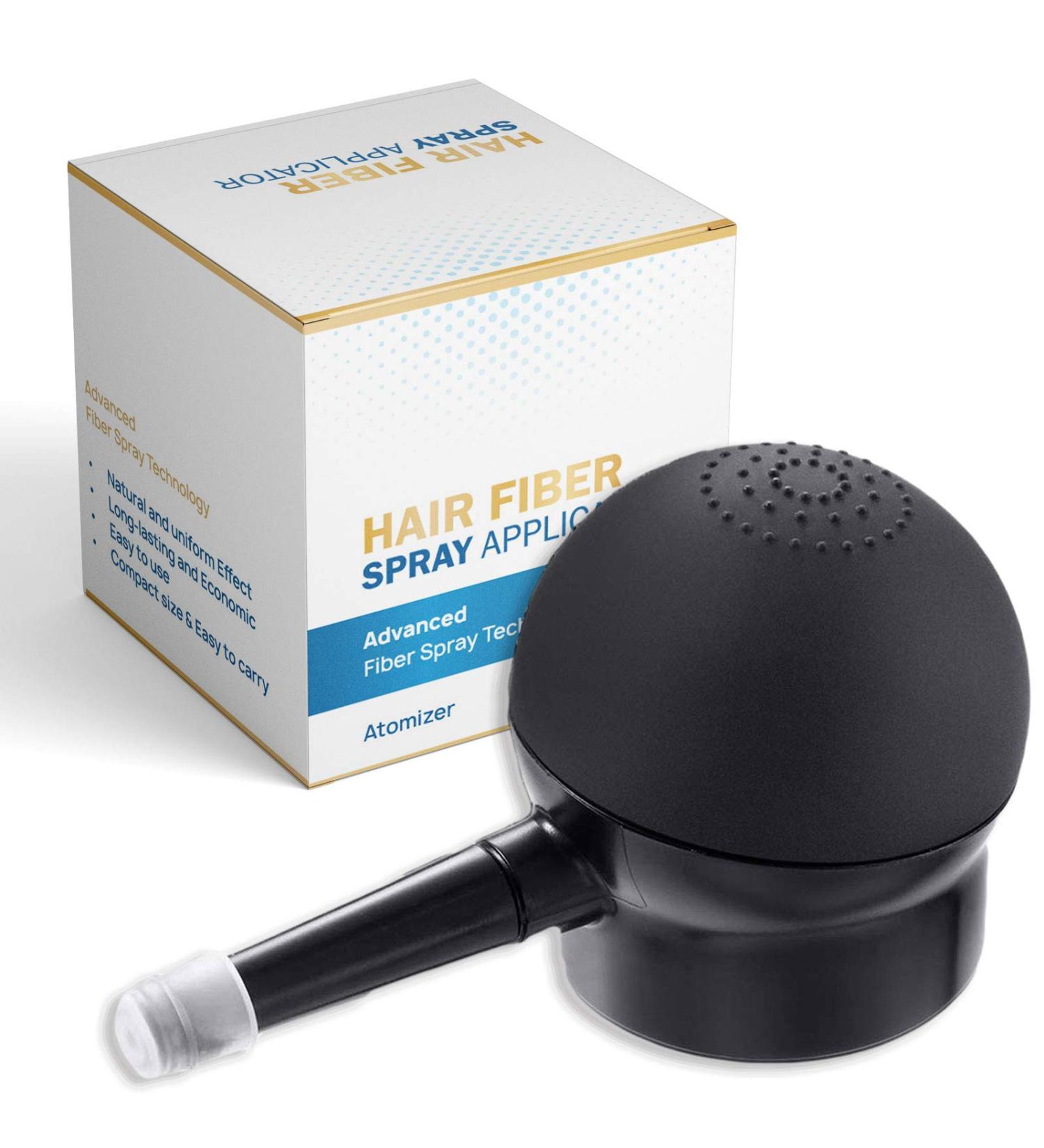 Hair Fiber Applicator for Thin Hair | Atomizer Nozzle for Hair Building Fibers & Thickening | Best Hair Loss Concealer Tool for Men & Women - Buy Online on GoSupps.com