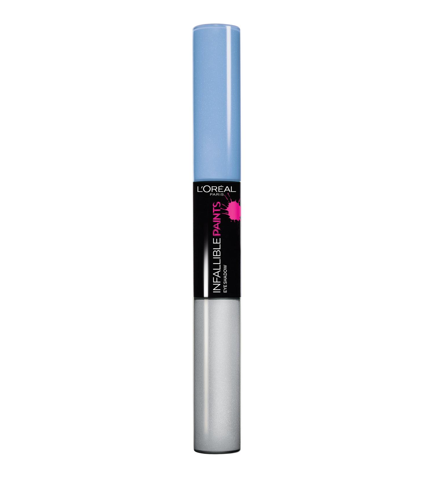 L'Or al Paris Infallible Paints Eye Shadow  BRB Blue  0.25 fl. oz. BRB Blue 0.25 Fl Oz (Pack of 1)