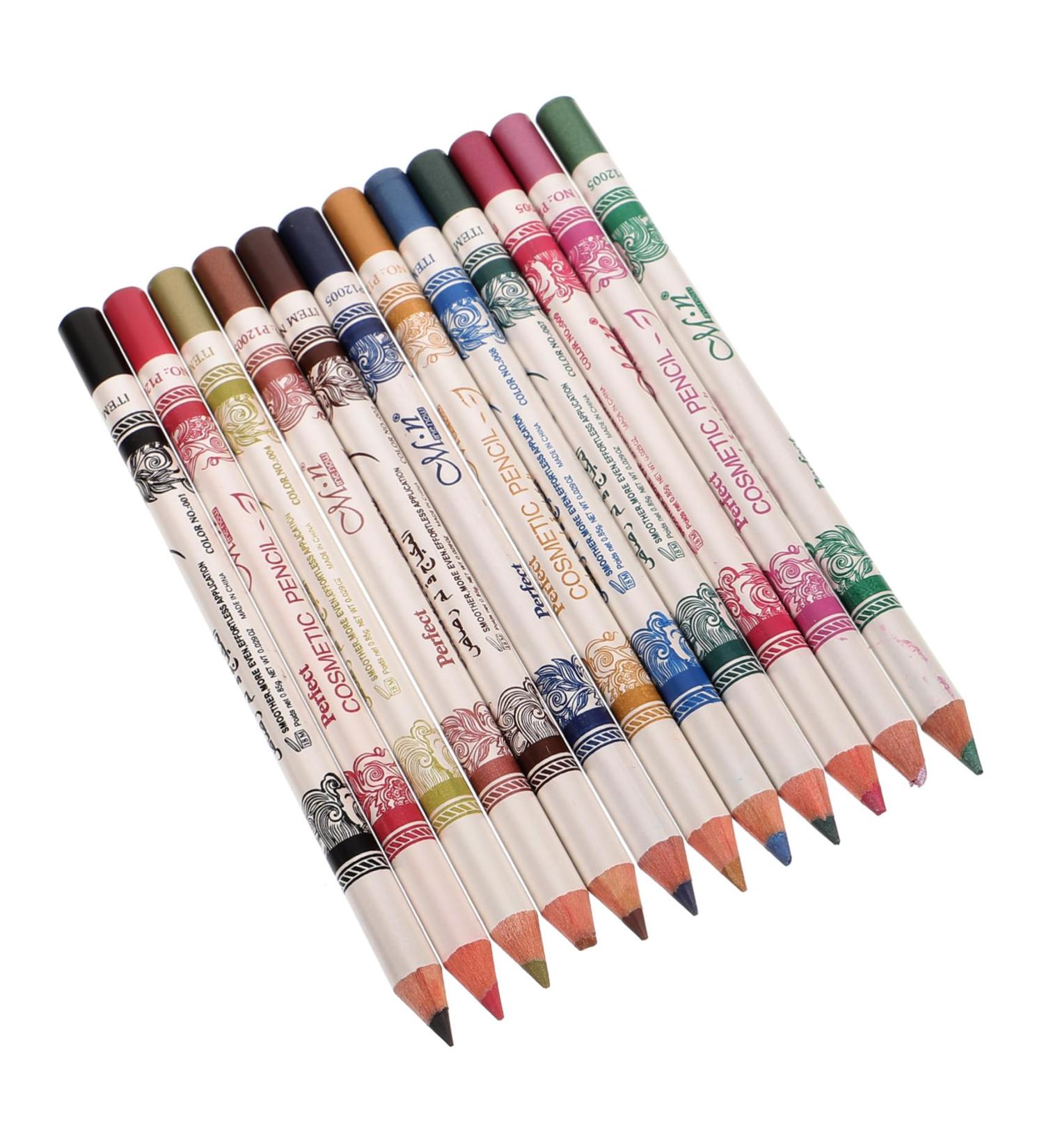 NOLITOY 36 Pcs Eyeliner Pencil Makeup Eyeliner Colorful Eyeliner Set Make up Eye Lip Liner 1 count (Pack of 1) As Shownx3pcs - Buy Online on GoSupps.com