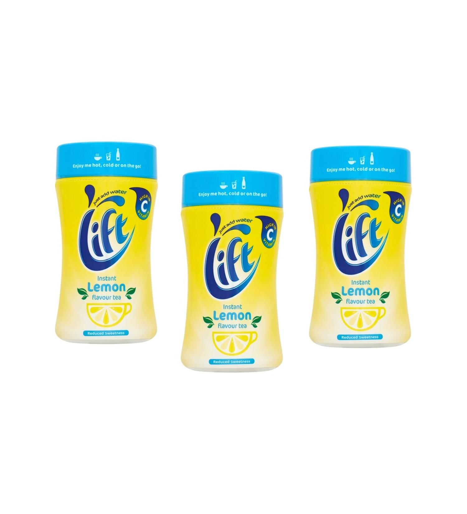 Lift Instant Lemon Tea with Reduced Sweetness 165g x3 .Enjoy hot cold or on the go! For warm refreshment in an instant - Buy Online on GoSupps.com