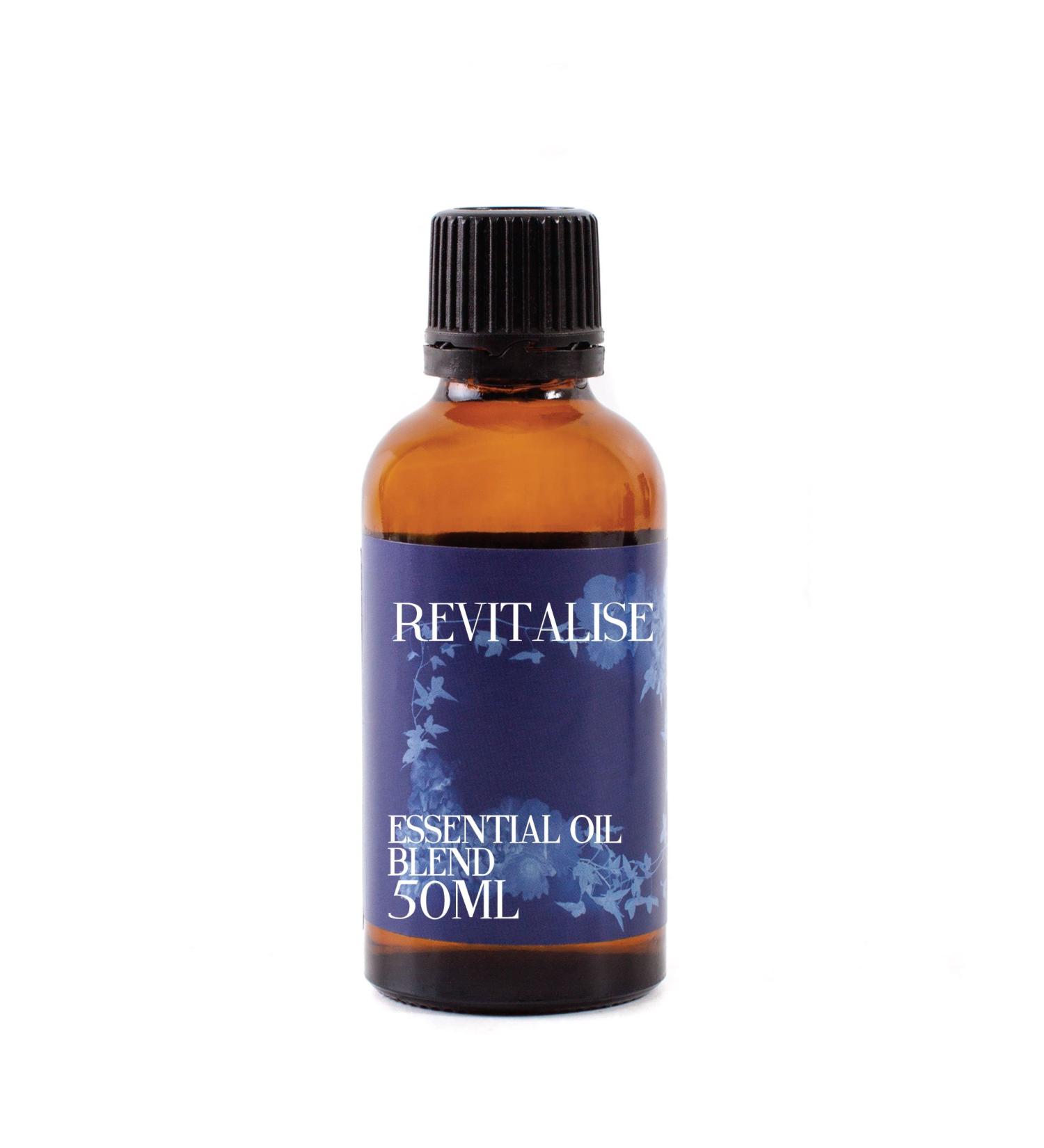 Mystix London Revitalise Essential Oil Blend 50ml | Pure & Natural for Diffusers Aromatherapy & Massage | Vegan & GMO Free Gift Idea - Buy Online on GoSupps.com