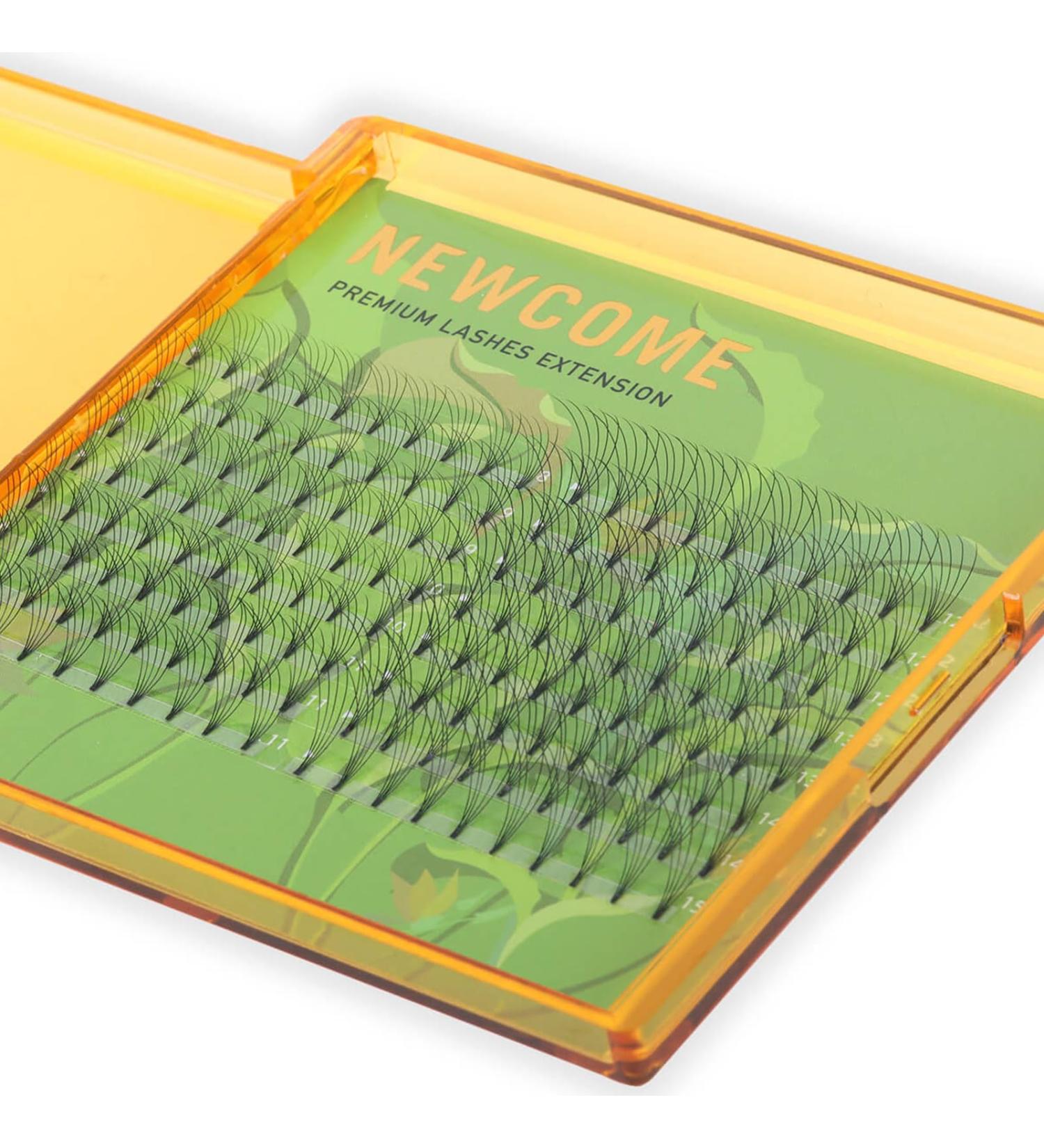 NEWCOME 5D Premade Fans - Ultra-Fine 0.10MM Volume Lashes | Natural Looking Hypoallergenic Perfect for All Eye Shapes (D 12MM - Buy Online on GoSupps.com