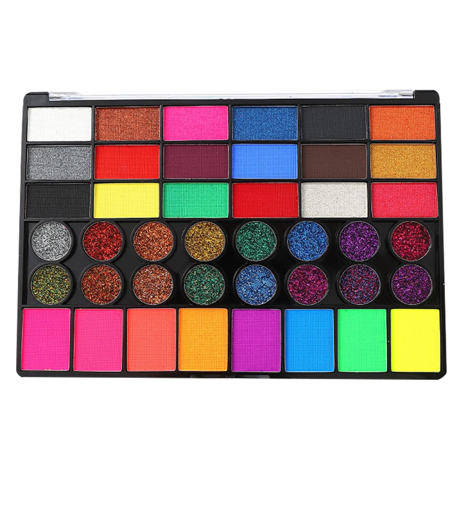  Yhsioaklo Face Makeup | Face Makeup with 42 Colors and Cream - Face and Body Paint for Men and Women for Parties Theater and Costumes - Buy Online on GoSupps.com