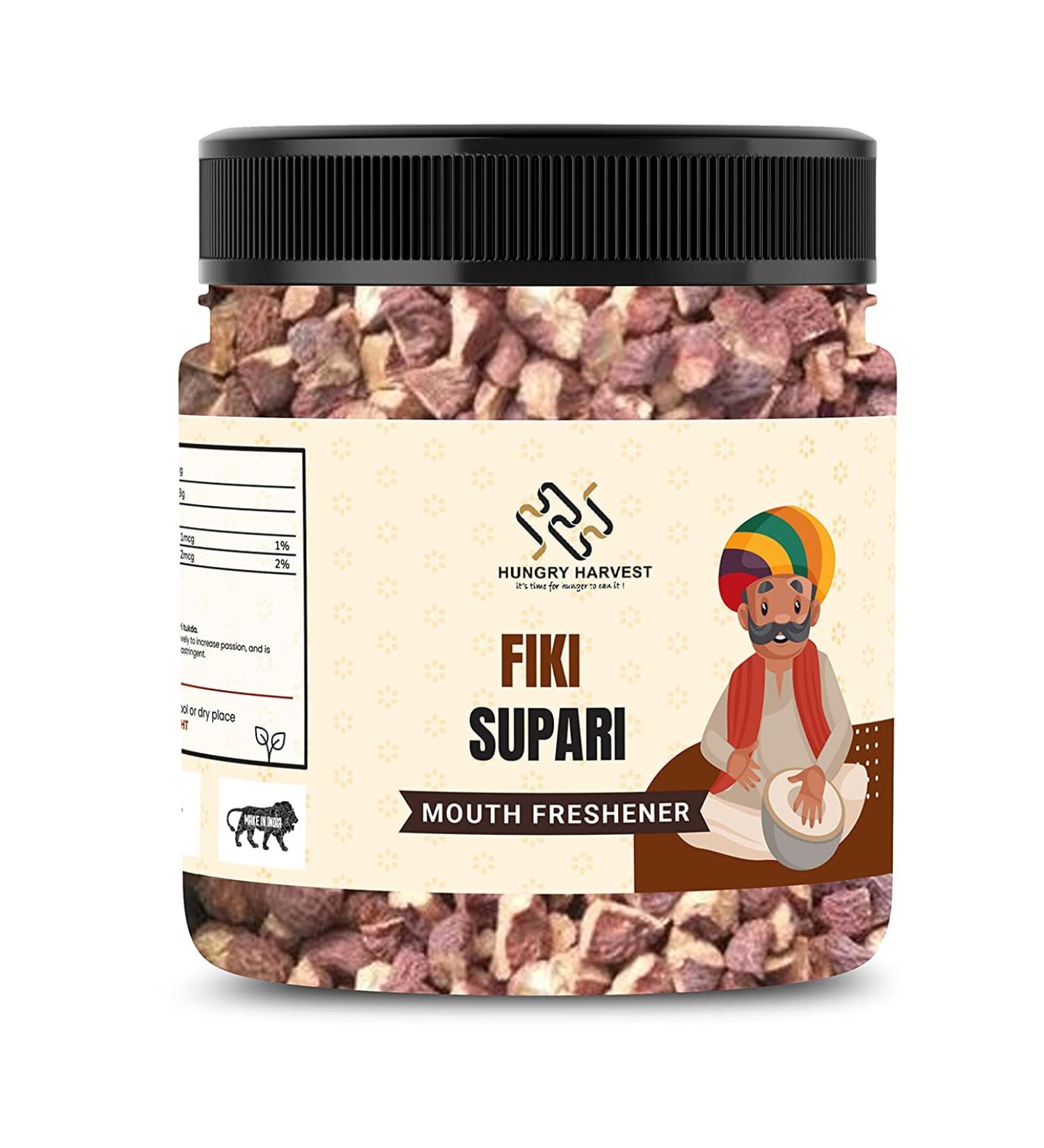 Hungry Harvest Plain Fiki Supari |Fikki Supari 250 gms Mouth Freshener_Packing May Vary