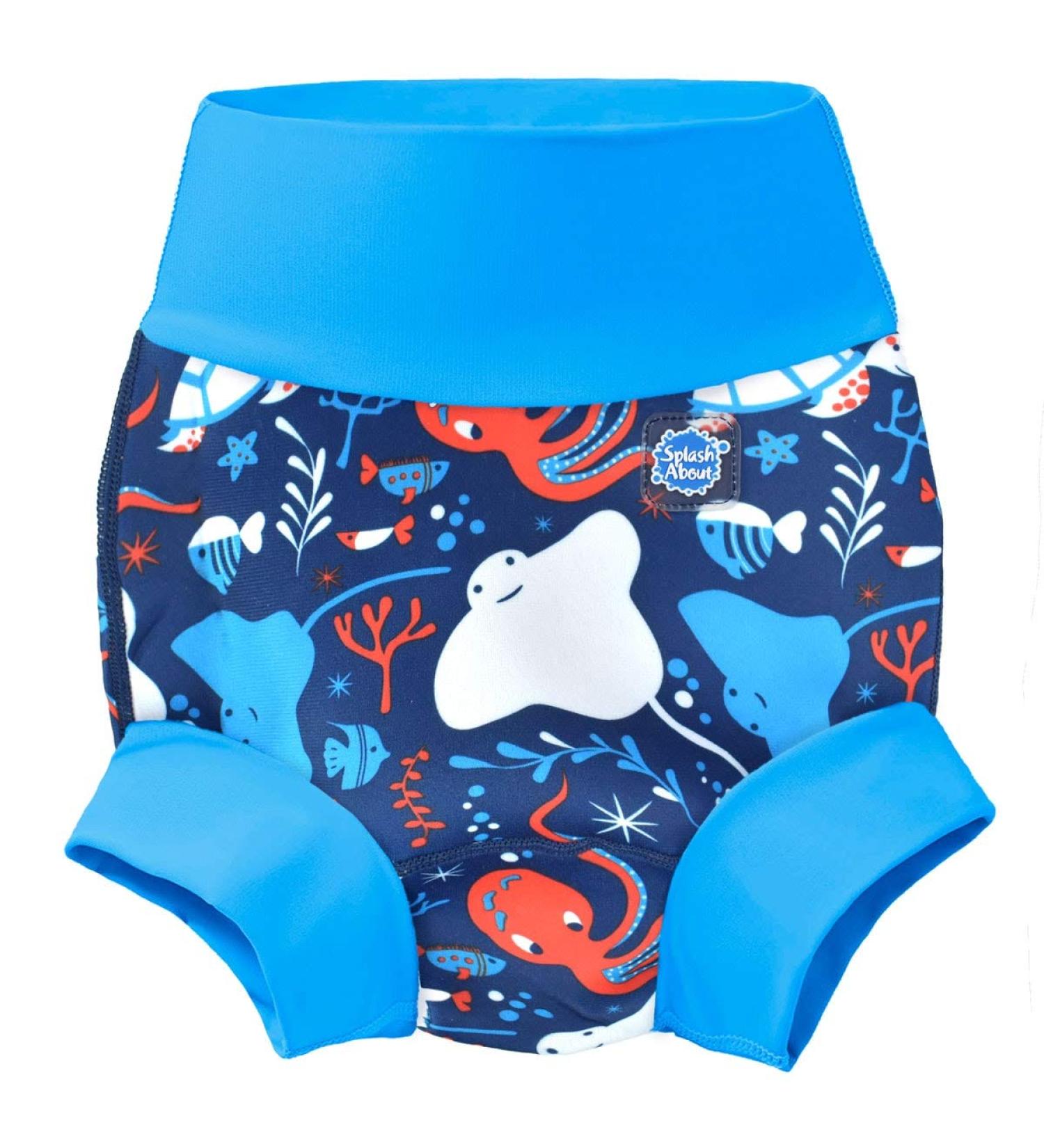 Splash About Happy Nappy Reusable Swim Nappy - Under the Sea | 3-6 Months - Buy Online on GoSupps.com