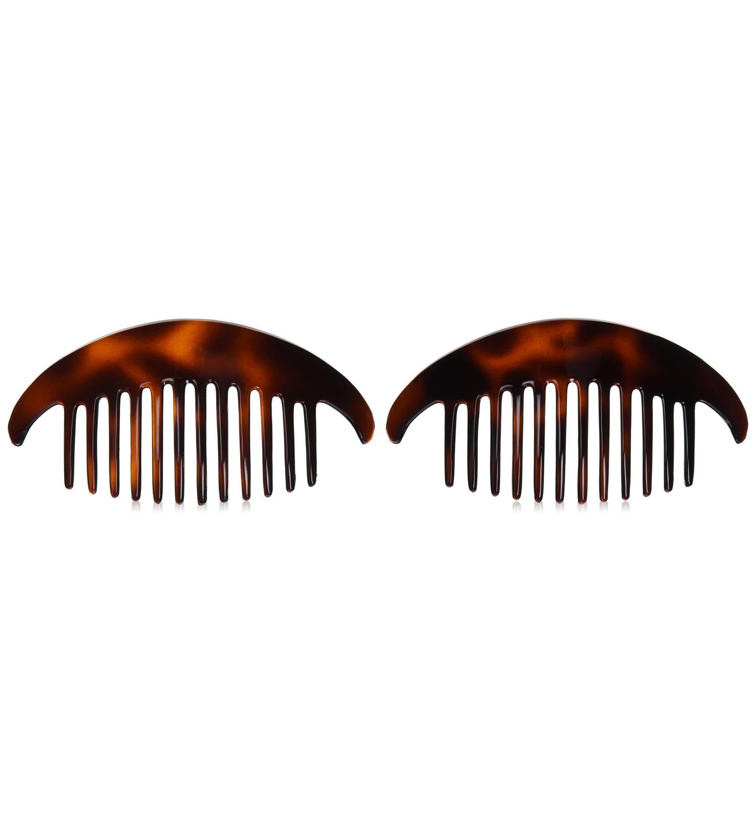 Caravan Large Interlocking Comb Pony Tortoise Shell Pair - 2 Count - Buy Online on GoSupps.com
