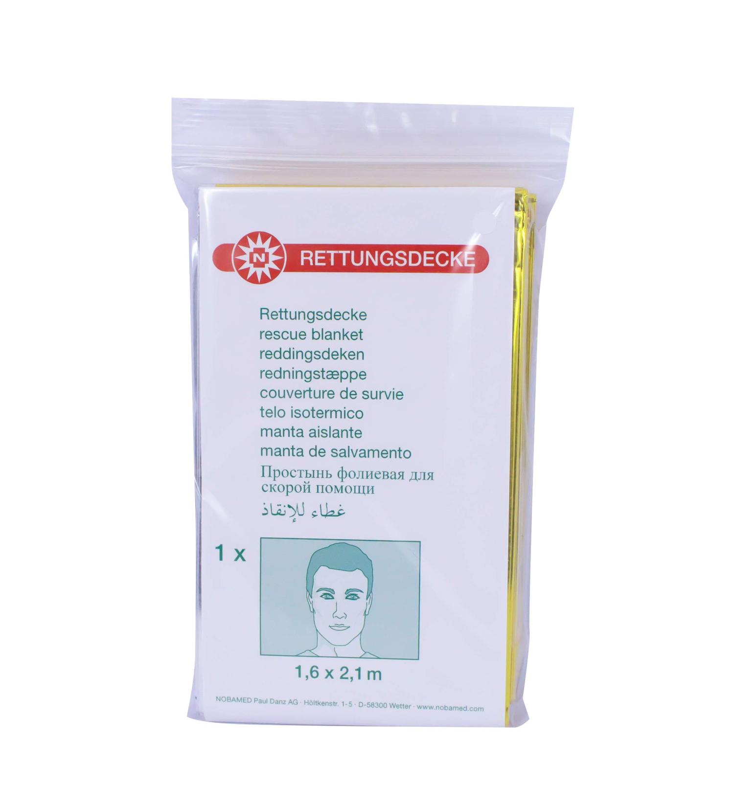 Noba Association Extra Large Emergency Blanket - 1.6x2.4m Rescue Sheet | Optimal Protection Various Quantities for International Shipping - Buy Online on GoSupps.com