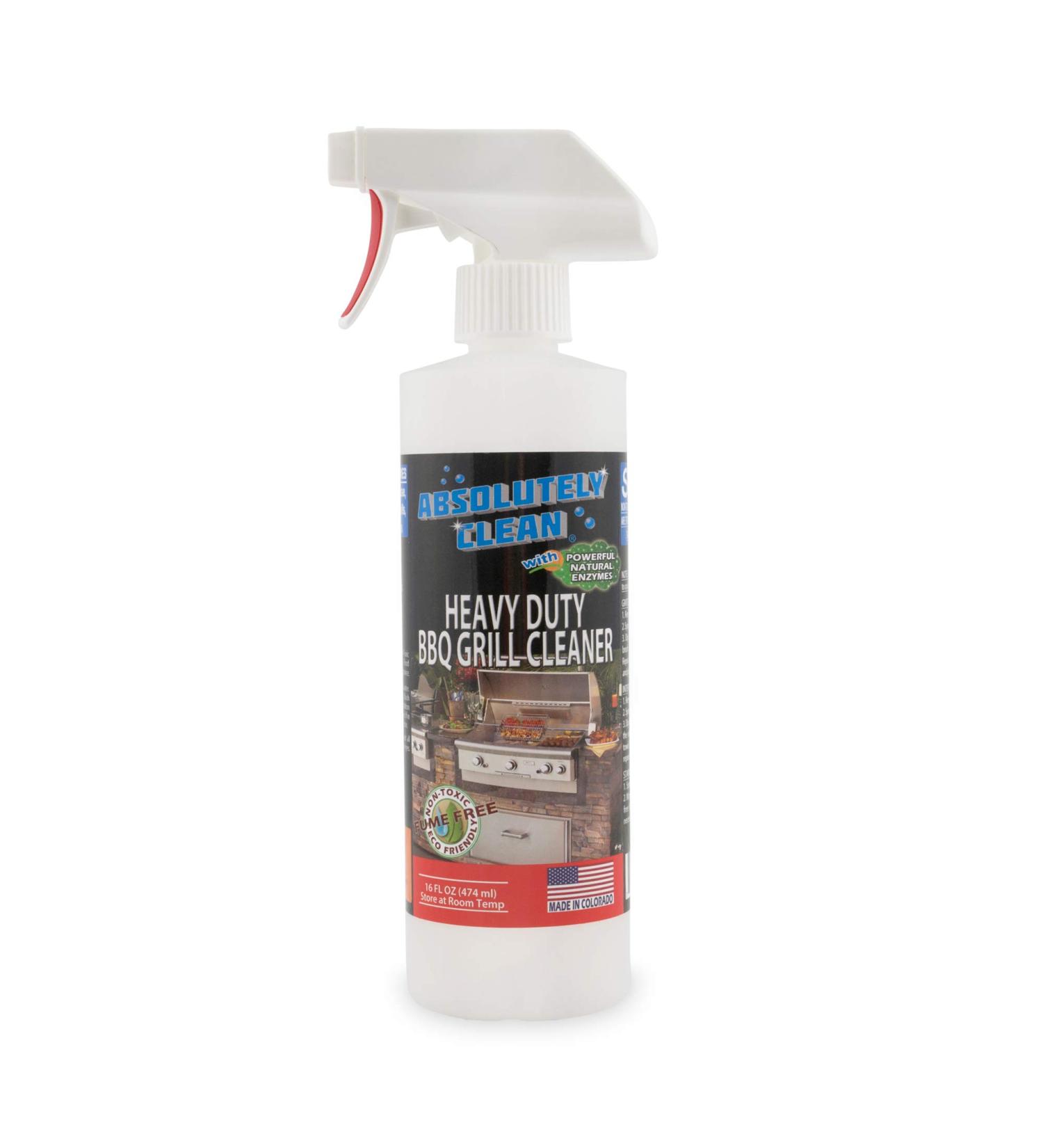 Professional Strength Natural Enzyme Grill Cleaner Spray - Fast Acting & Fume Free - USA Made (16oz) - Buy Online on GoSupps.com