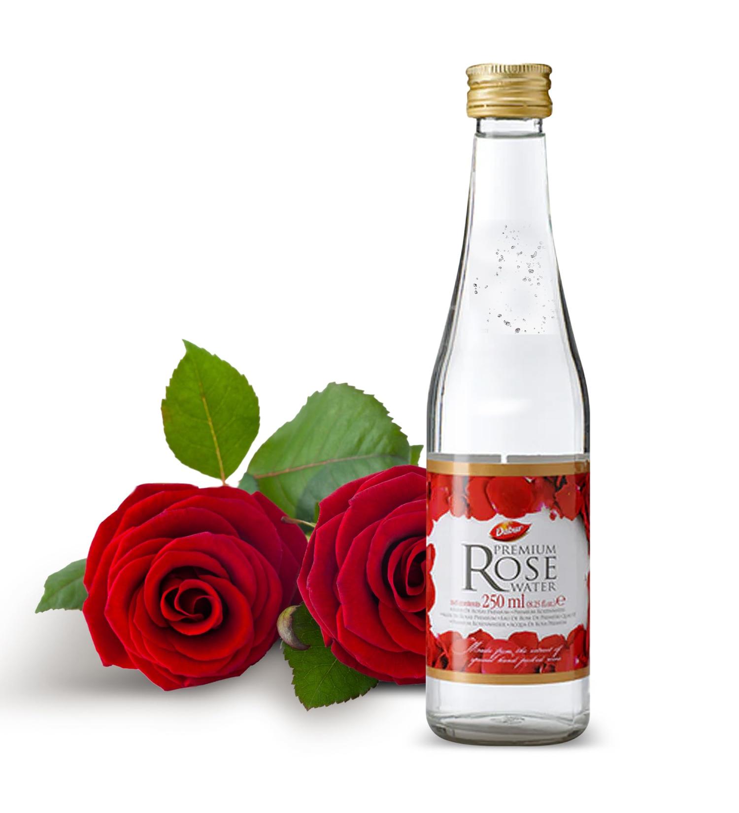 Dabur Rose Water - Rose Water for Skin Face Hair & for Cooking Nourishing Hydration Enhances Culinary Creations Rosewater for Glowing Skin for Skincare and Beauty Rituals 250ML Rose 8.25 Fl Oz (Pack of 1) - Buy Online on GoSupps.com
