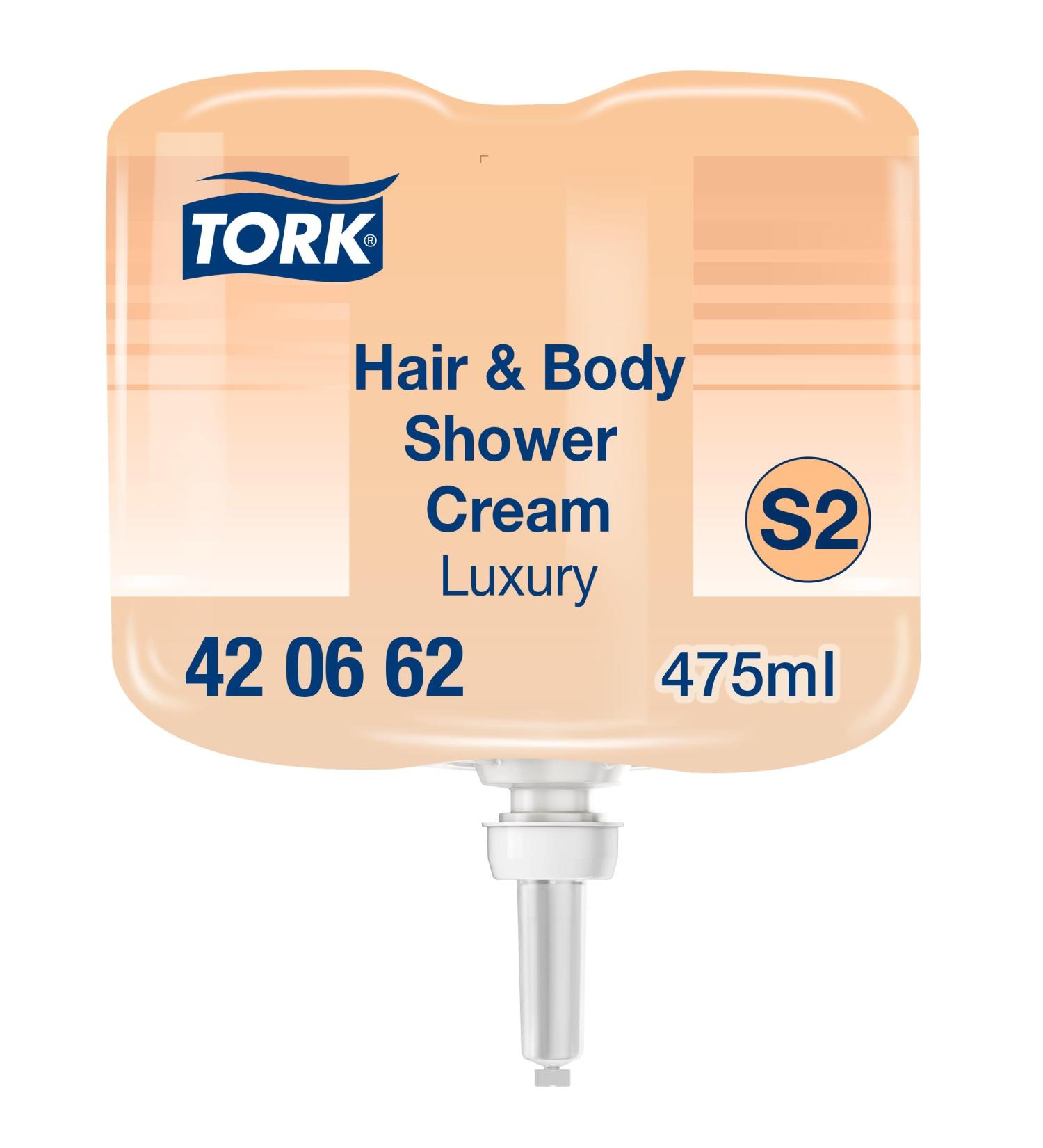 Tork Luxe 3in1 Shampoo & Shower Gel Mini S2 Argan vanilla scent 475 ml 420662 475 ml 1er Pack - Buy Online on GoSupps.com