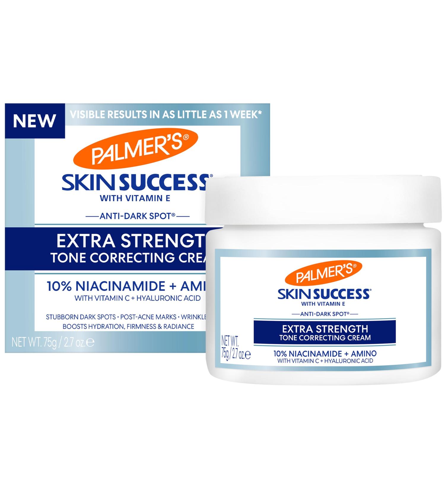 Palmer's Skin Success Extra Strength Tone Correcting Face Cream 2.7 Fl Oz Dark Spot Corrector for Discoloration Age Spots and Post-Acne Marks - Buy Online on GoSupps.com