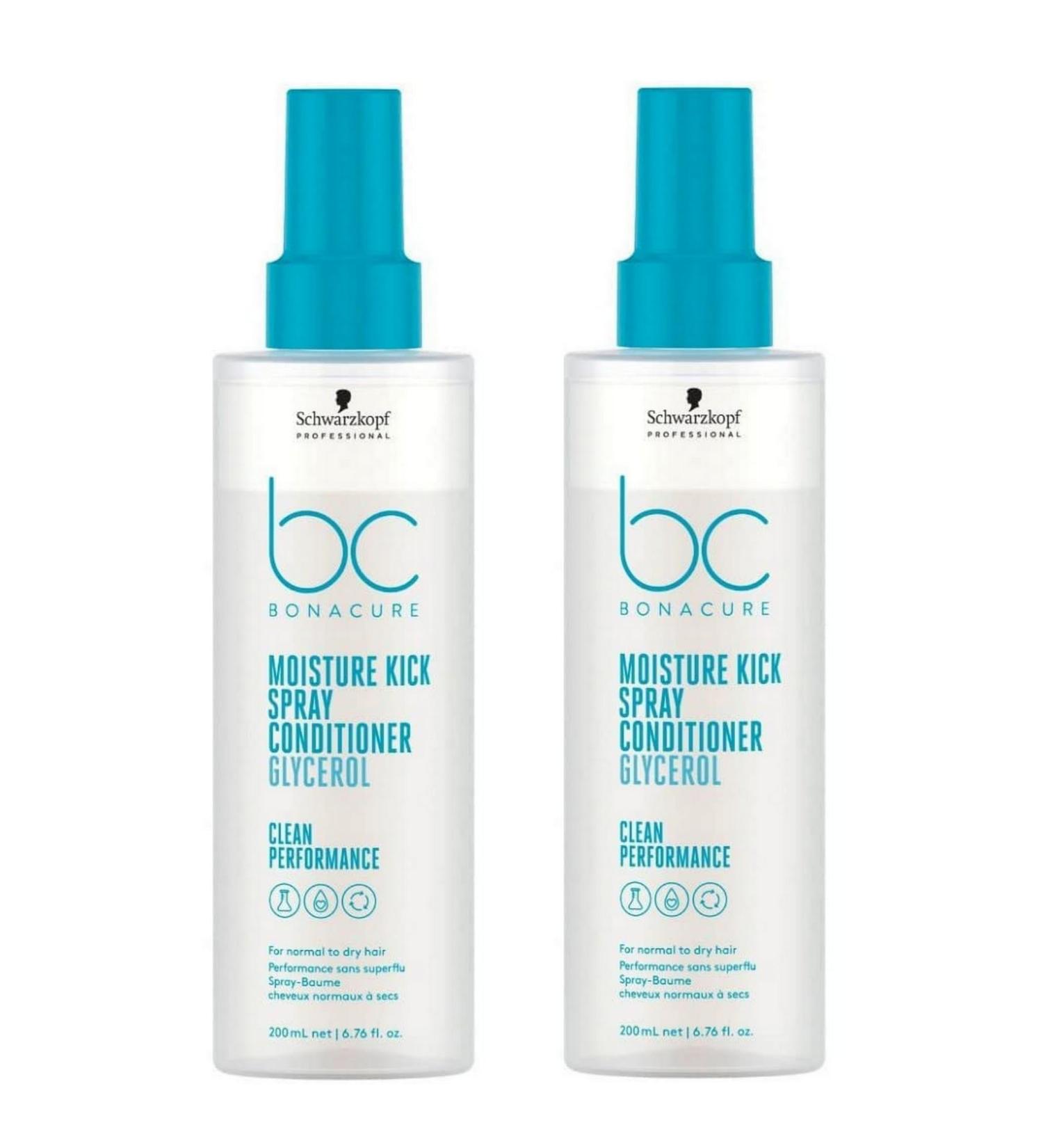 Schwarzkopf Bonacure Moisture Kick Spray Conditioner 200 ml Duo (2 x 200 ml)