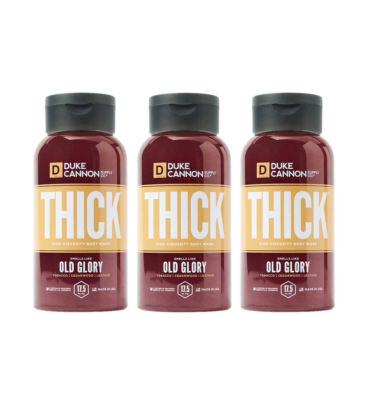 Duke Cannon THICK High-Viscosity Body Wash for Men - Old Glory 17.5 Fl Oz (3 Pack) - Buy Online on GoSupps.com