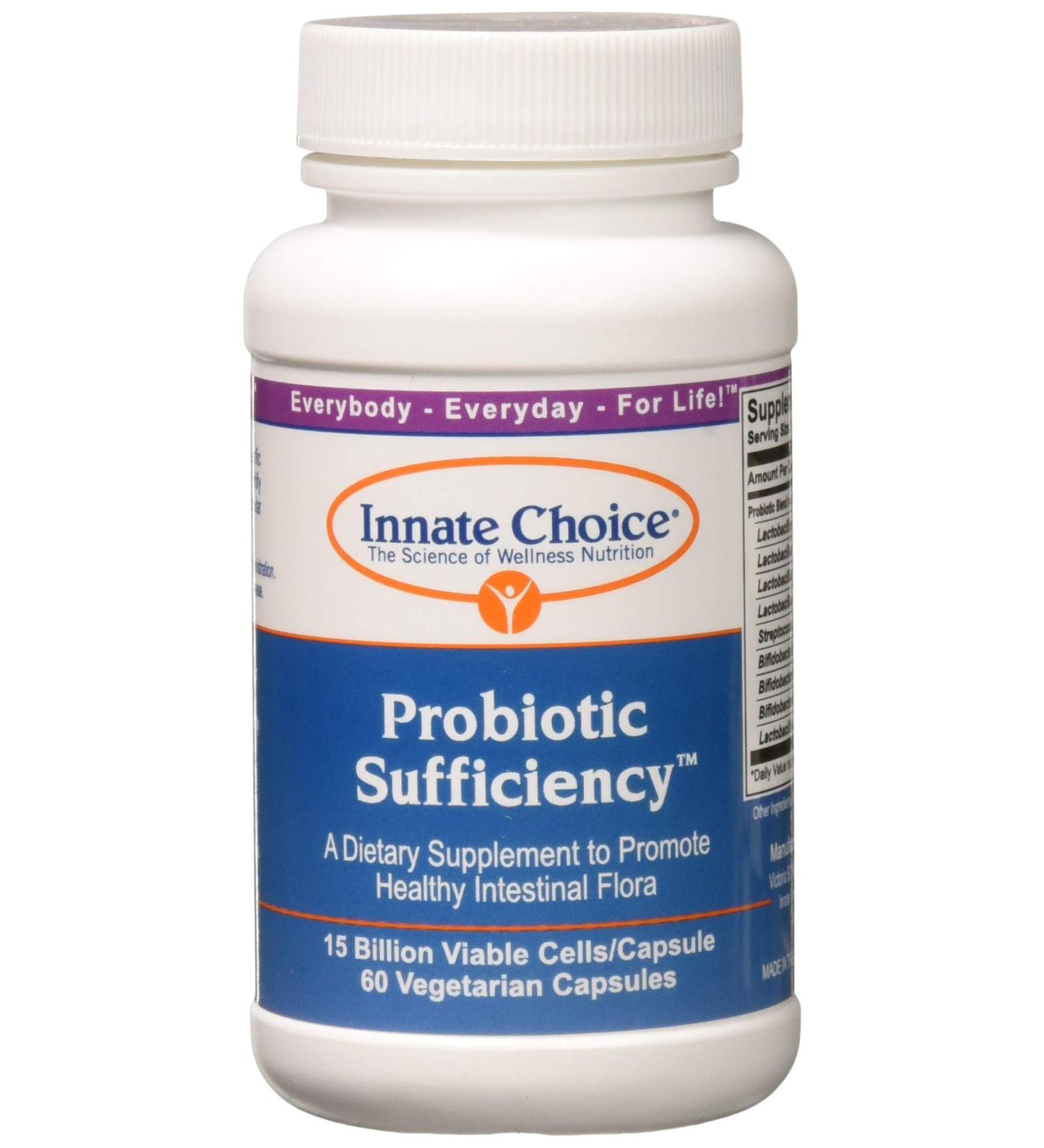 Innate Choice Probiotic Sufficiency 60 vegetarian capsules - Buy Online on GoSupps.com