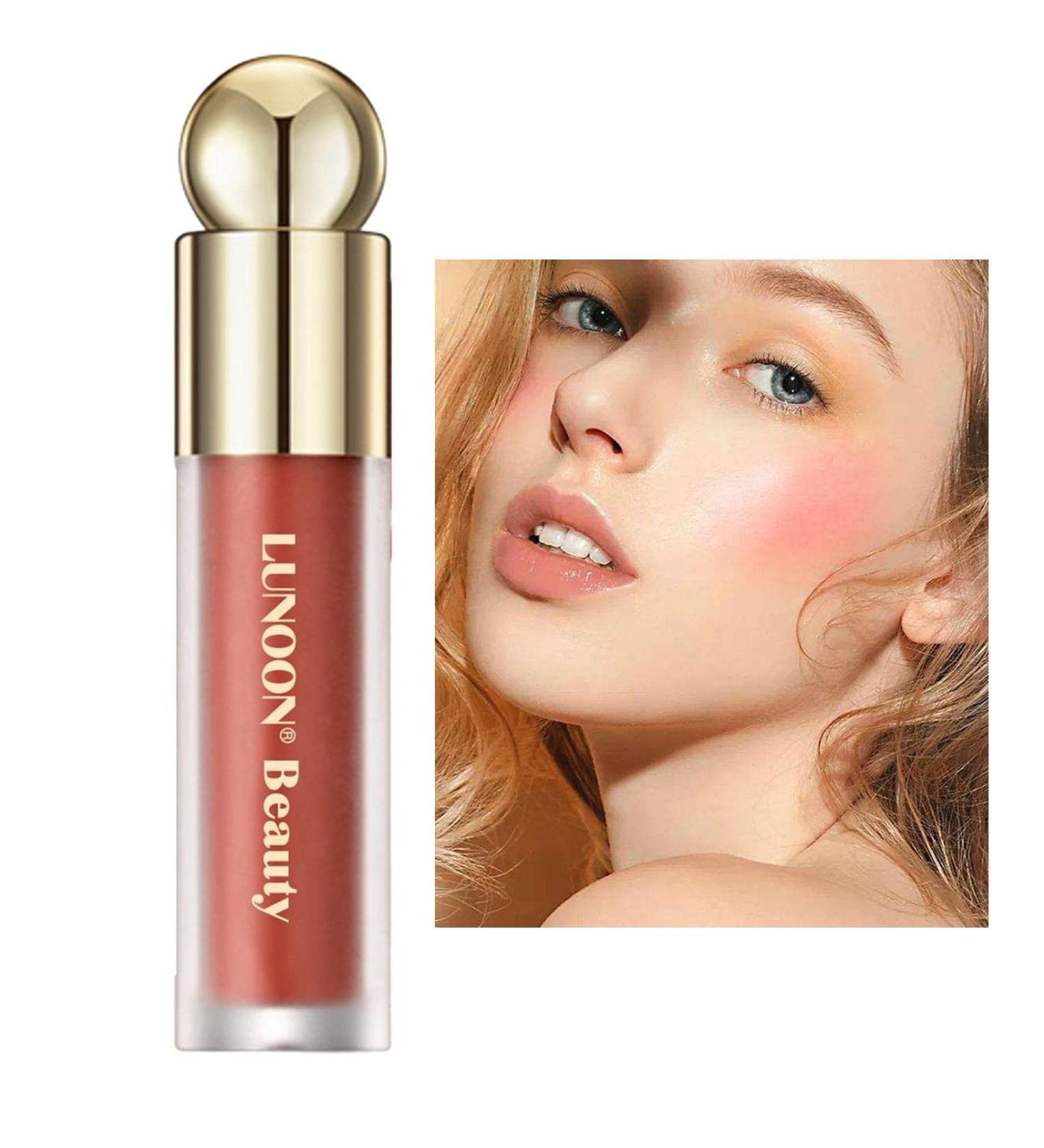 Liquid for Cheek - 2-in-1 Liquid Makeup Lip and Cheek Tint - Waterproof Matte Cream Stick for Cheeks Eyes and Lips Natural Makeup Blends Effortlessly 4# - Buy Online on GoSupps.com
