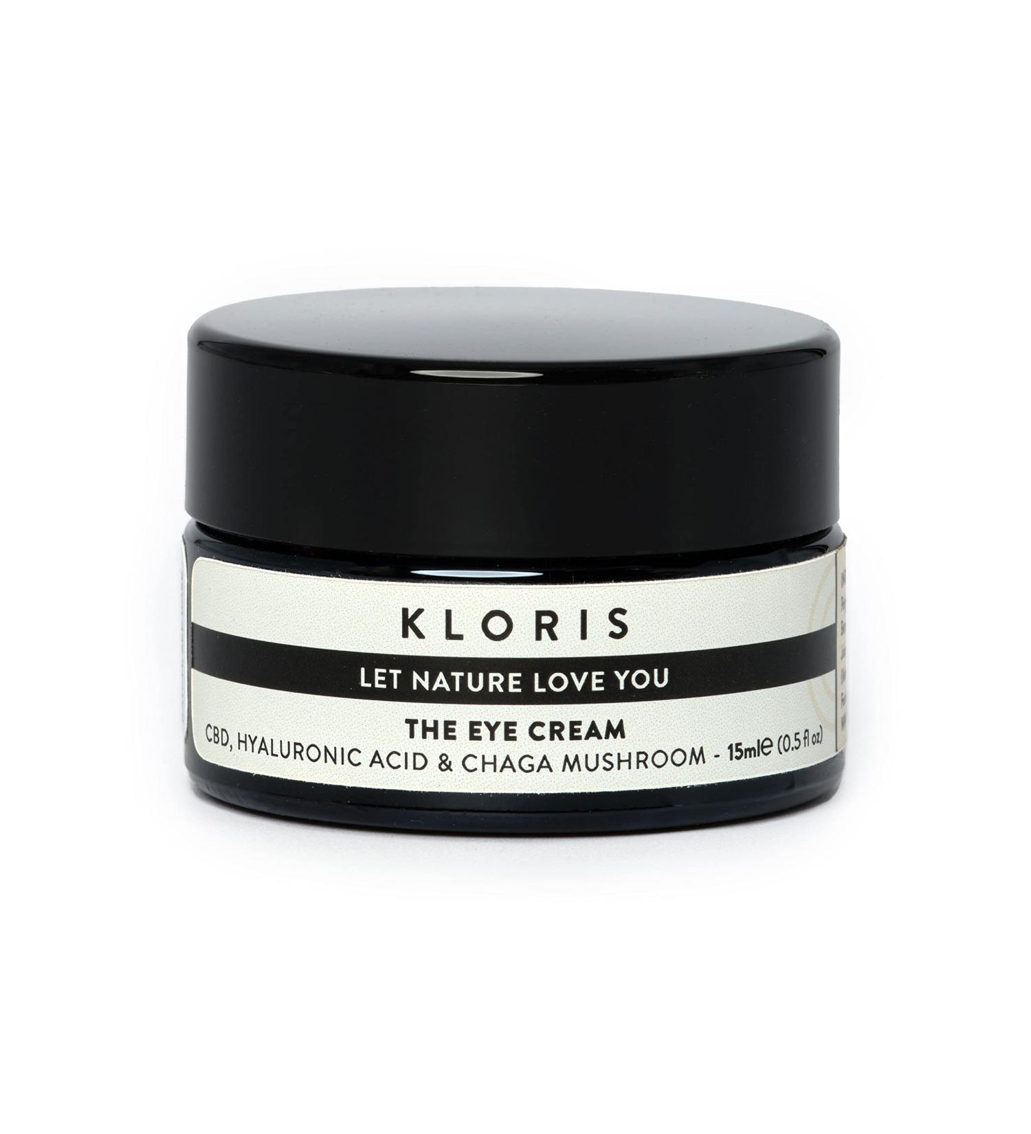 KLORIS The Eye Cream - Reduce Dark Circles and Puffiness. For Stressed Skin. With Chaga Extract Squalane & Hyaluronic Acid - 15ml - Buy Online on GoSupps.com