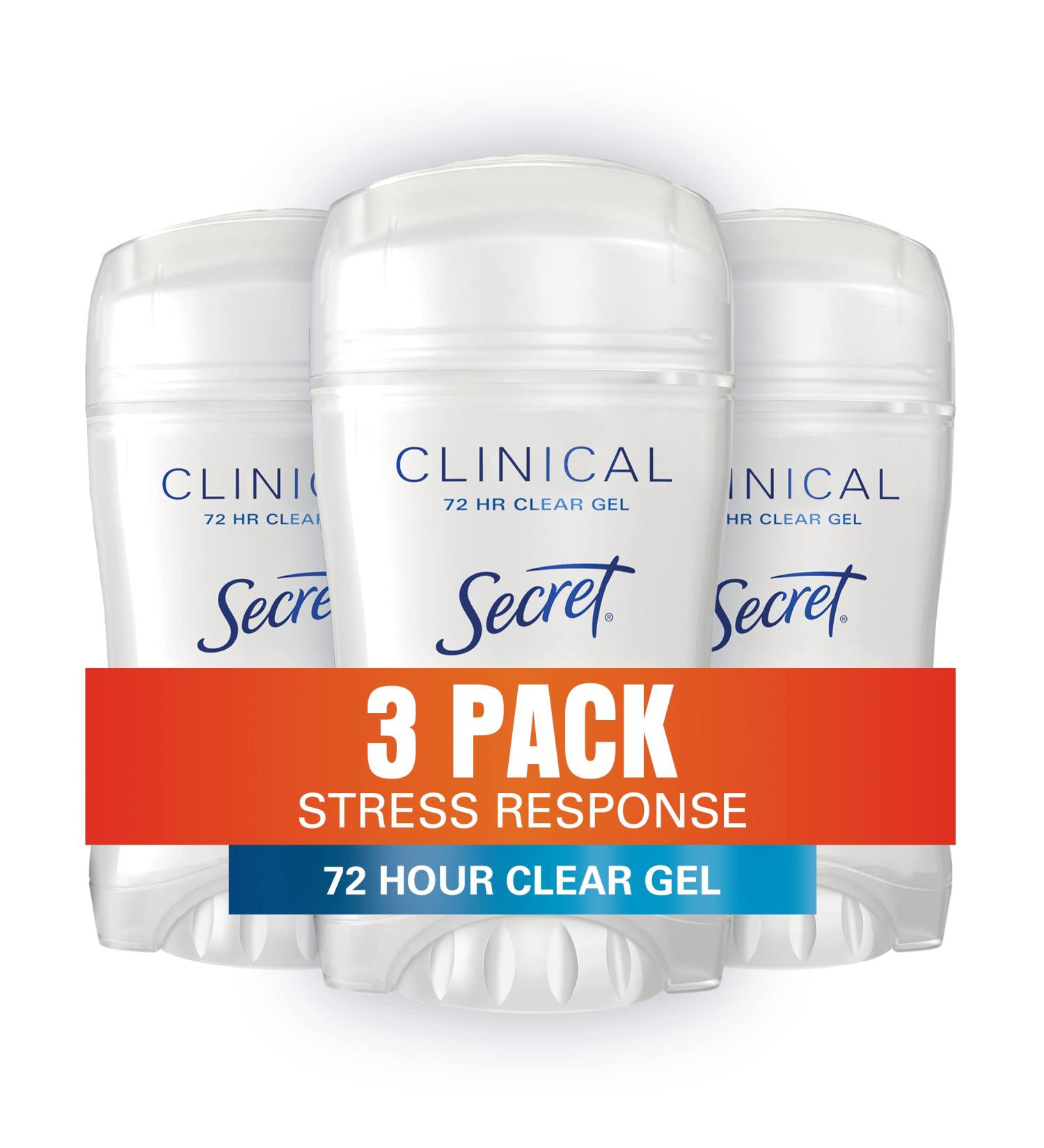 Secret Clinical Strength Invisible Solid Antiperspirant and Deodorant Stress Response 135g
