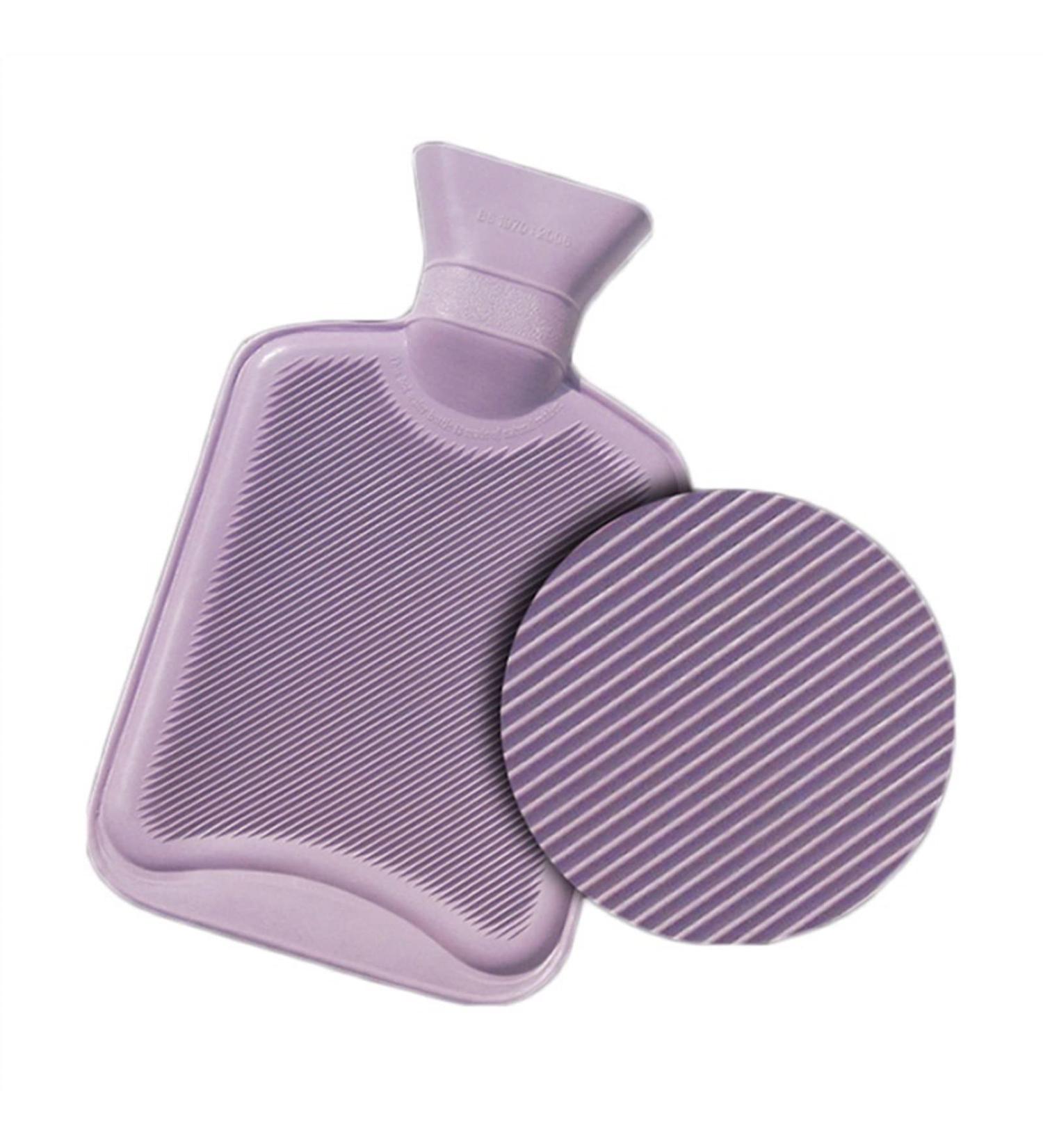 Maies Hot Water Bottle Heating Pad Hot Water Bag Compress Water Heating Pad Bag For Pain Rubber Water Bottle Cold Winter Foot Warmer Bag For Cramp Menstrual Hot Cold Therapy Foot Warm