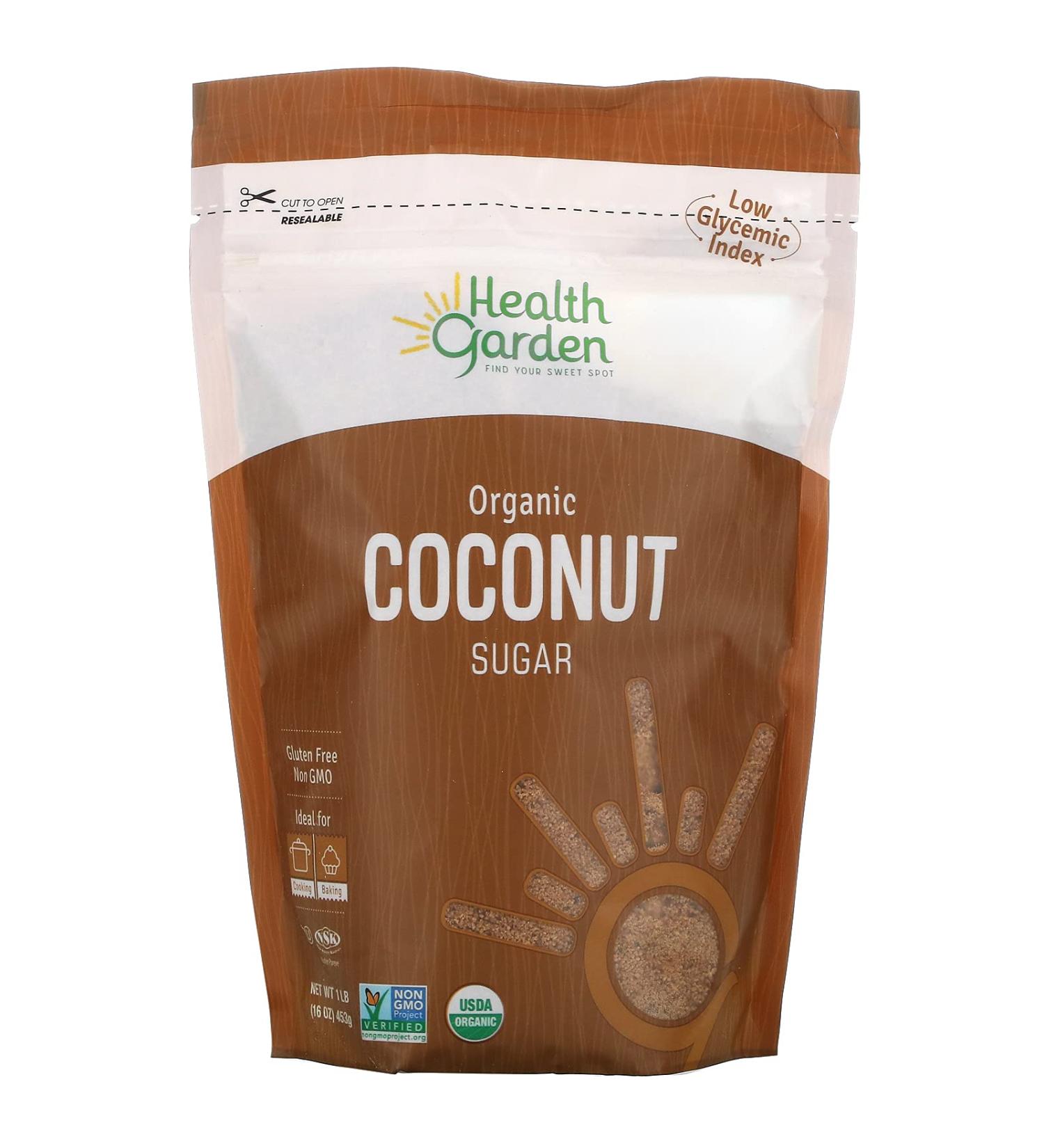 Health Garden Organic Coconut Sugar 16 oz (453 g)