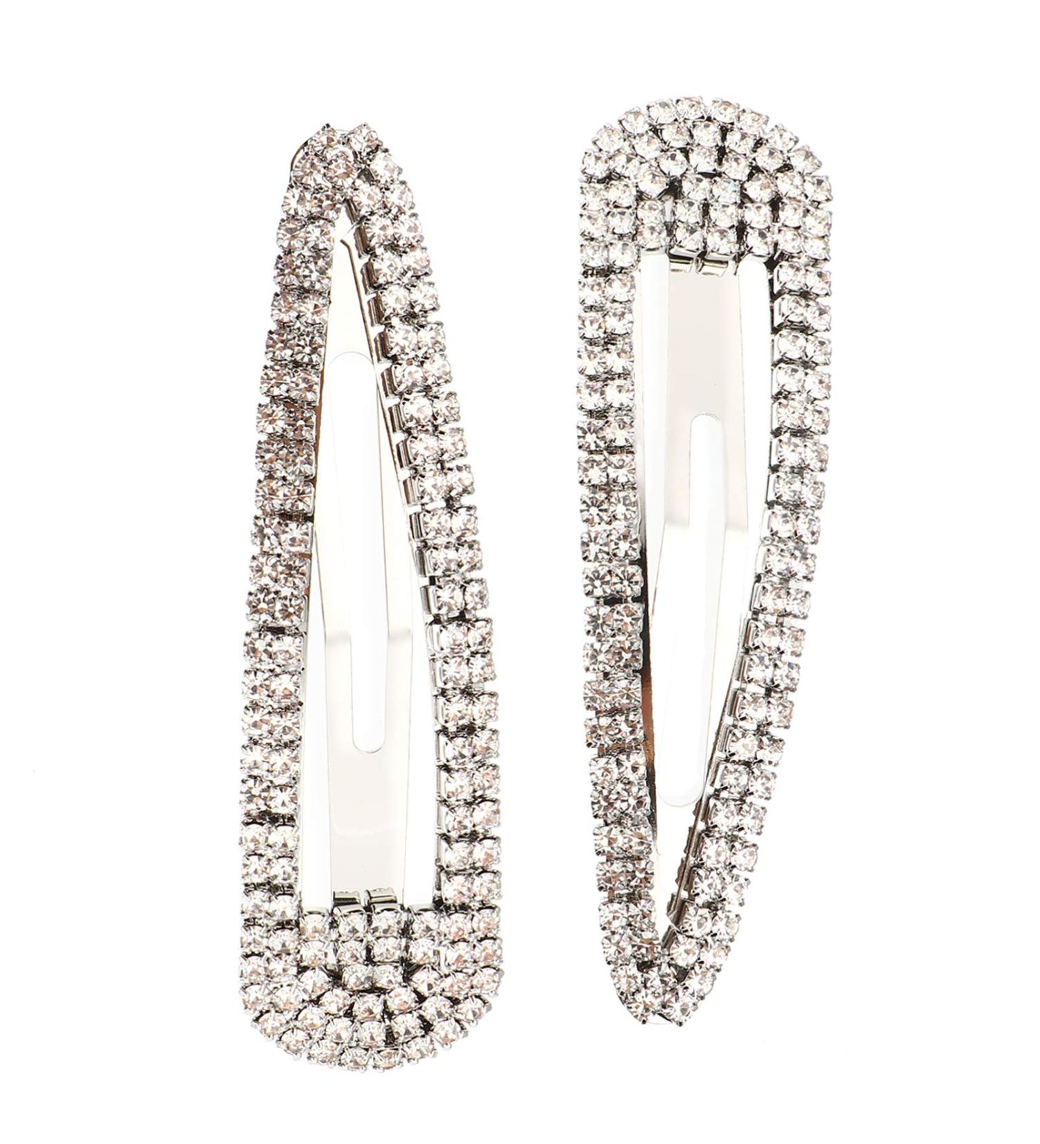 Luxshiny Rhinestone Snap Hair Clips - 2 Pack Glitter BB Hair Accessories for Sparkling Style - Buy Online on GoSupps.com