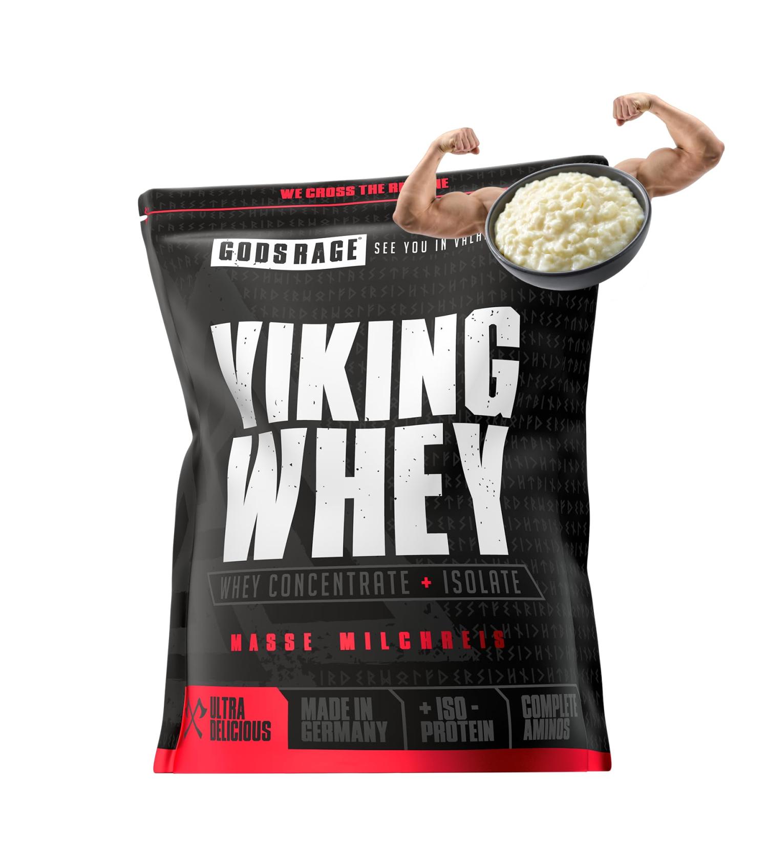 100 % prot ines de lactos rum - Puissance pour les vrais guerriers - 23 g de prot ines par portion pour le d veloppement musculaire faible en glucides et sans sucre - Cr meux et fort au Masse de riz au lait - Buy Online on GoSupps.com